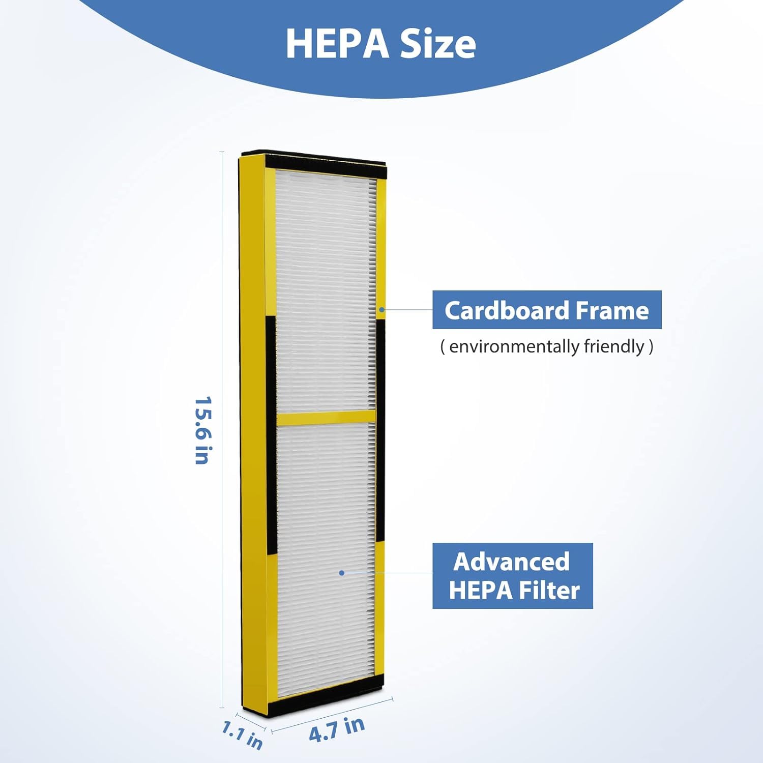 Flt4825 Hepa Filter B Replacement For Germ Guardian Filter B, Compatible With 22'' Air Pu Rifier Ac4825E Ac4825 Ac4300 Ac4900Ca