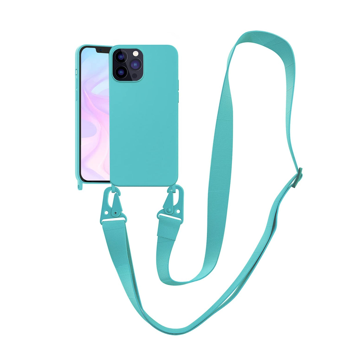 Voodirop Compatible With Iphone 13 Pro Case With Lanyard Crossbody Iphone Case With Strap 13 Pro Adjustable Shockproof Drop Prot