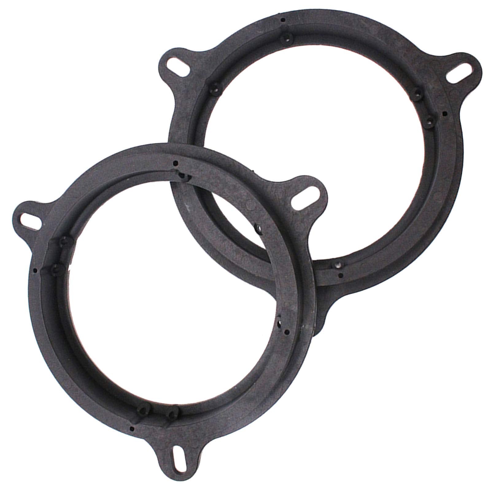 Autut 2Pcs 6.5 Inch Dia Car Speaker Spacer Ring Adapter 20Mm Depth Bracket Extender Accessory Compatible With Nissan Teana Livin