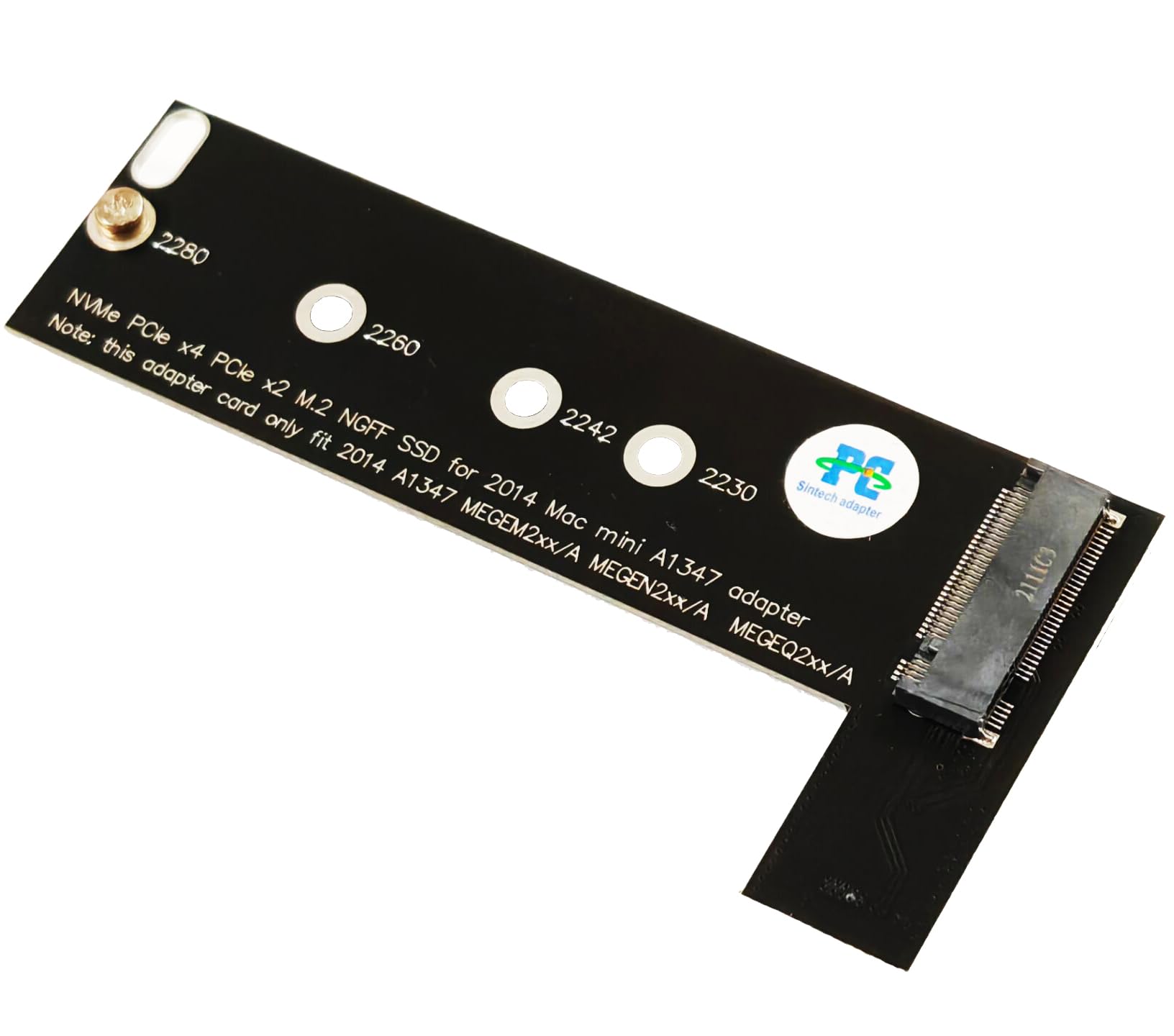 Sintech M.2 Ngff Nvme Ssd Card For Upgrade Mac Mini Late 2014 Year A1347 Meg Series