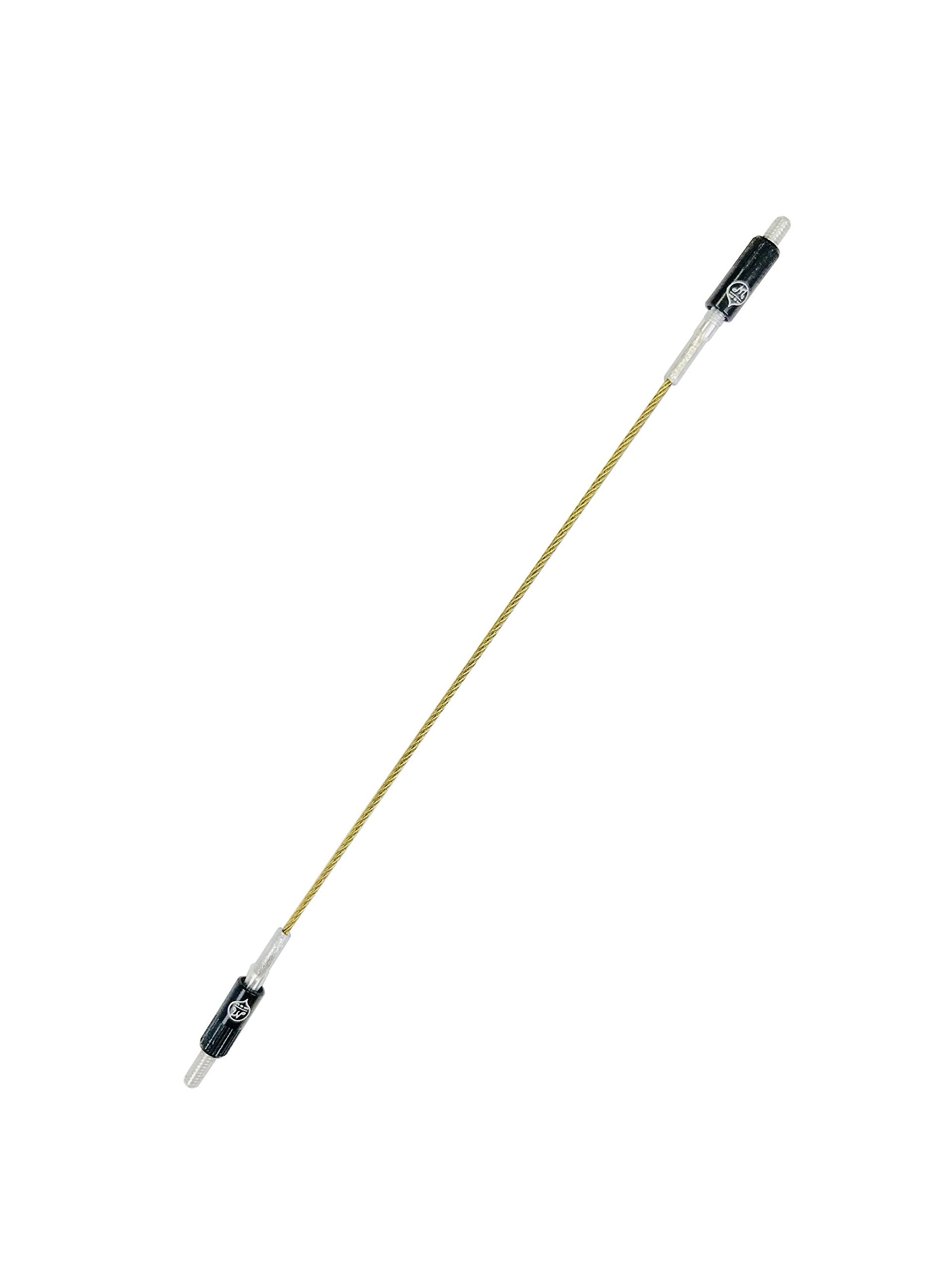 MI&VI Titanium Alloy Viola Tail Gut/Tailgut Nonslip Tailpiece with Wire Adjuster, Strand Connecters & Screw Replacements for Vi