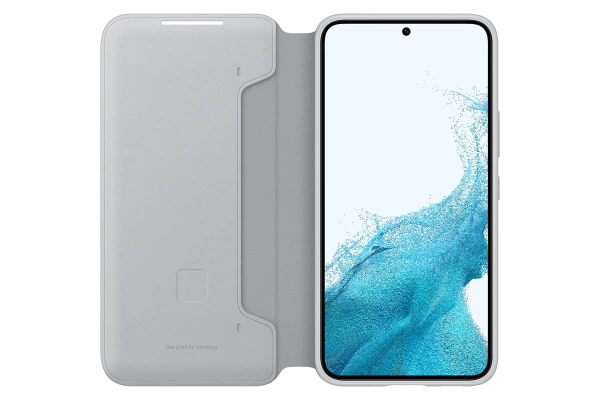 Samsung Electronics Galaxy S22 Led View Cover, Protective Phone Case, Tap Control, Card Pocket, Customizable, Shockproof, Us Ver