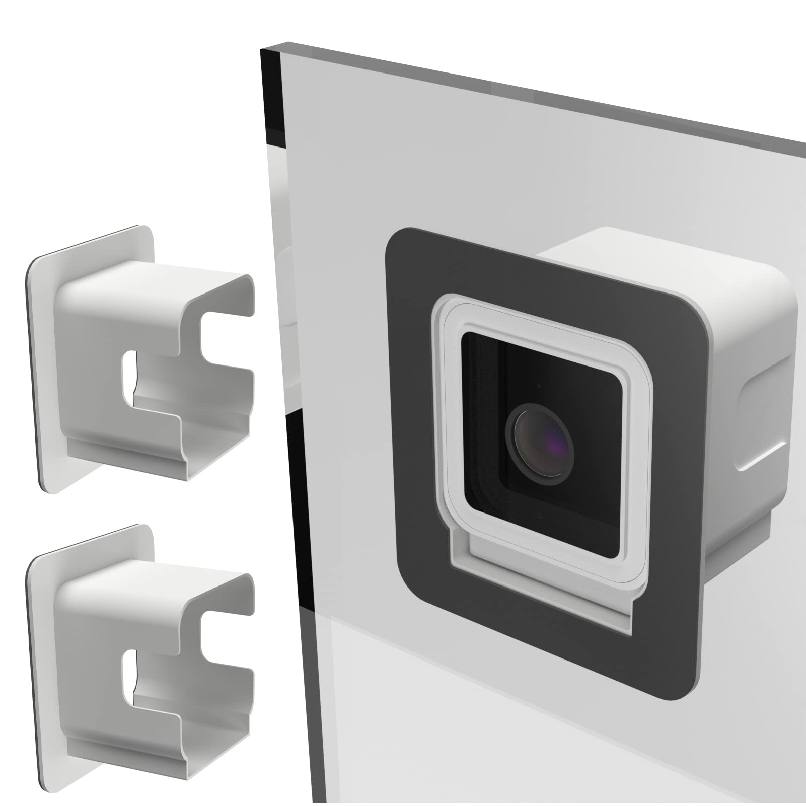 Angled Window Mount For Wyze Cam V4 And V3 , Through Windows Glass Surfaces Use Cam V4 And V3 , Ideal For Front Yard And Driveway Monitoring, For Glass Doors, Windows And Fish Tanks