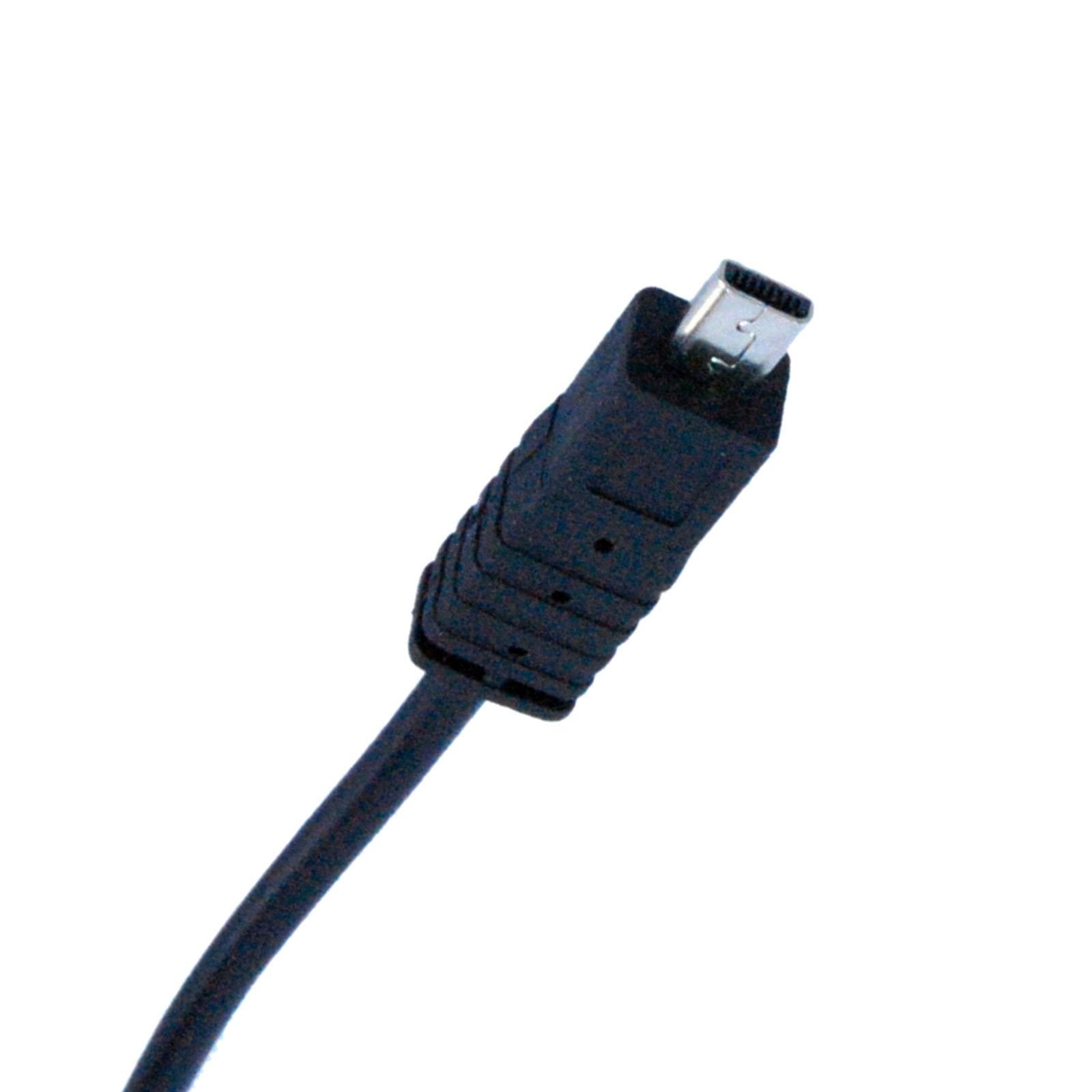 Hqrp Usb Data Transfer Cable Compatible With Sony Alpha A70 A100 A200 A300 A330 A350 A450 A850 A700 A900 Dslr Digital Camera Cor