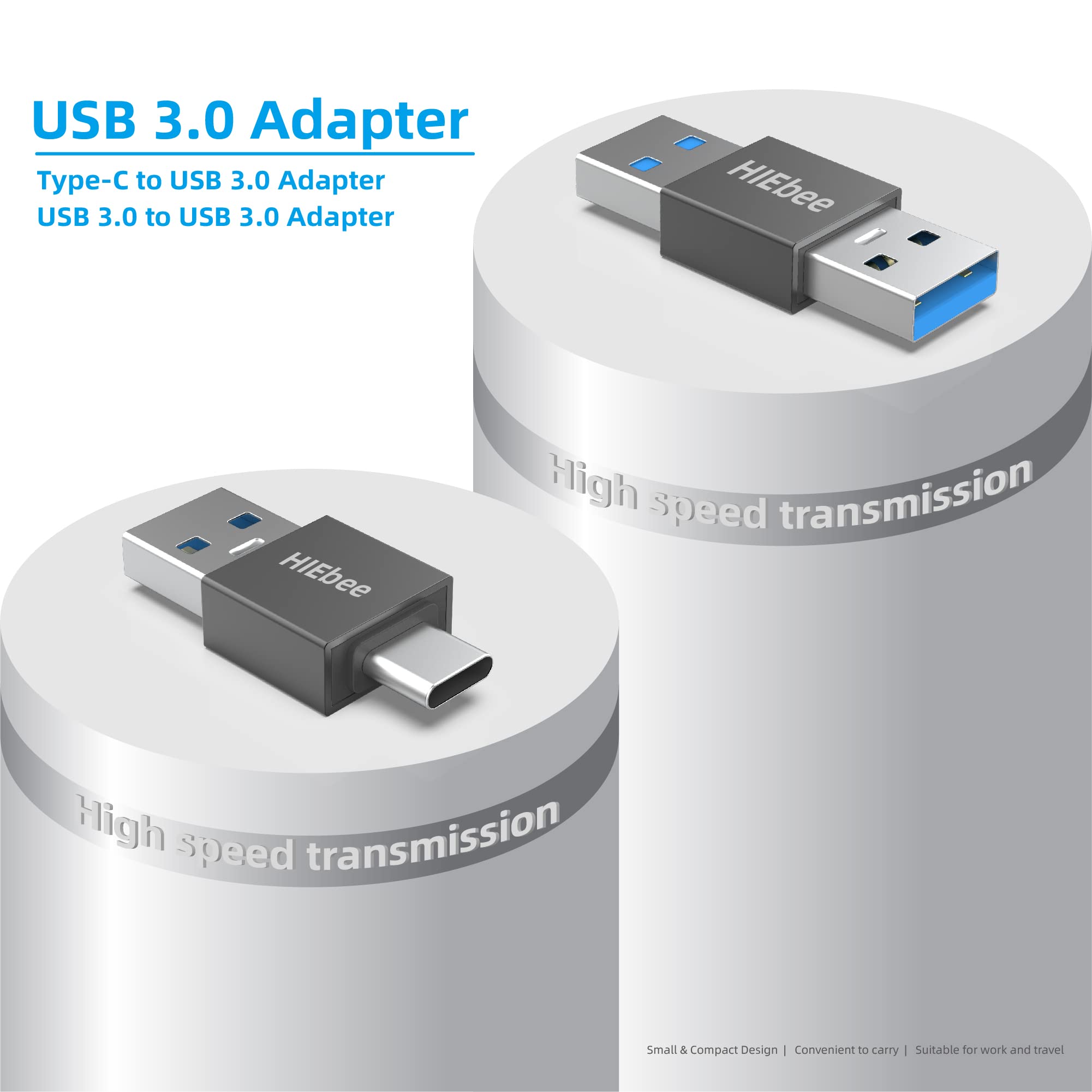 Ebeetech 3.3Ft Usb 3.0 To Extension Cable Female Cord, A Male Adapter, C Adapter Extended Compatible With Mouse, Keyboard, Lapto