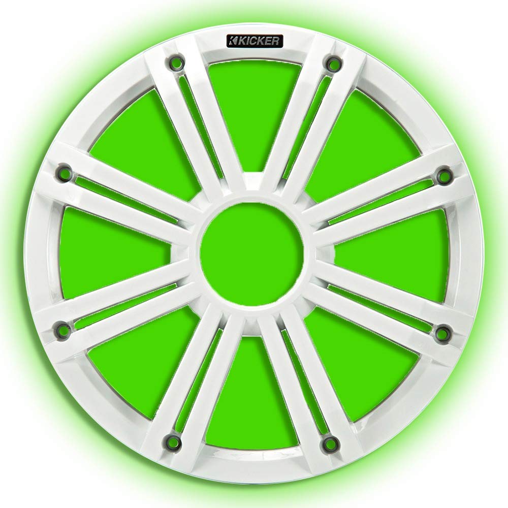 Kicker Kmg10 10 Inch (25Cm) Grille For Km10 And Kmf10 Subwoofer, Led, White