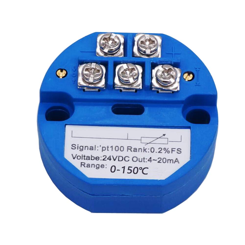 Twtade / 0~150 Celsius Rtd Pt100 Sbw Temperature Sensor Temperature Transmitter Isolated Detector Module 0~150 Degree   4 20Ma