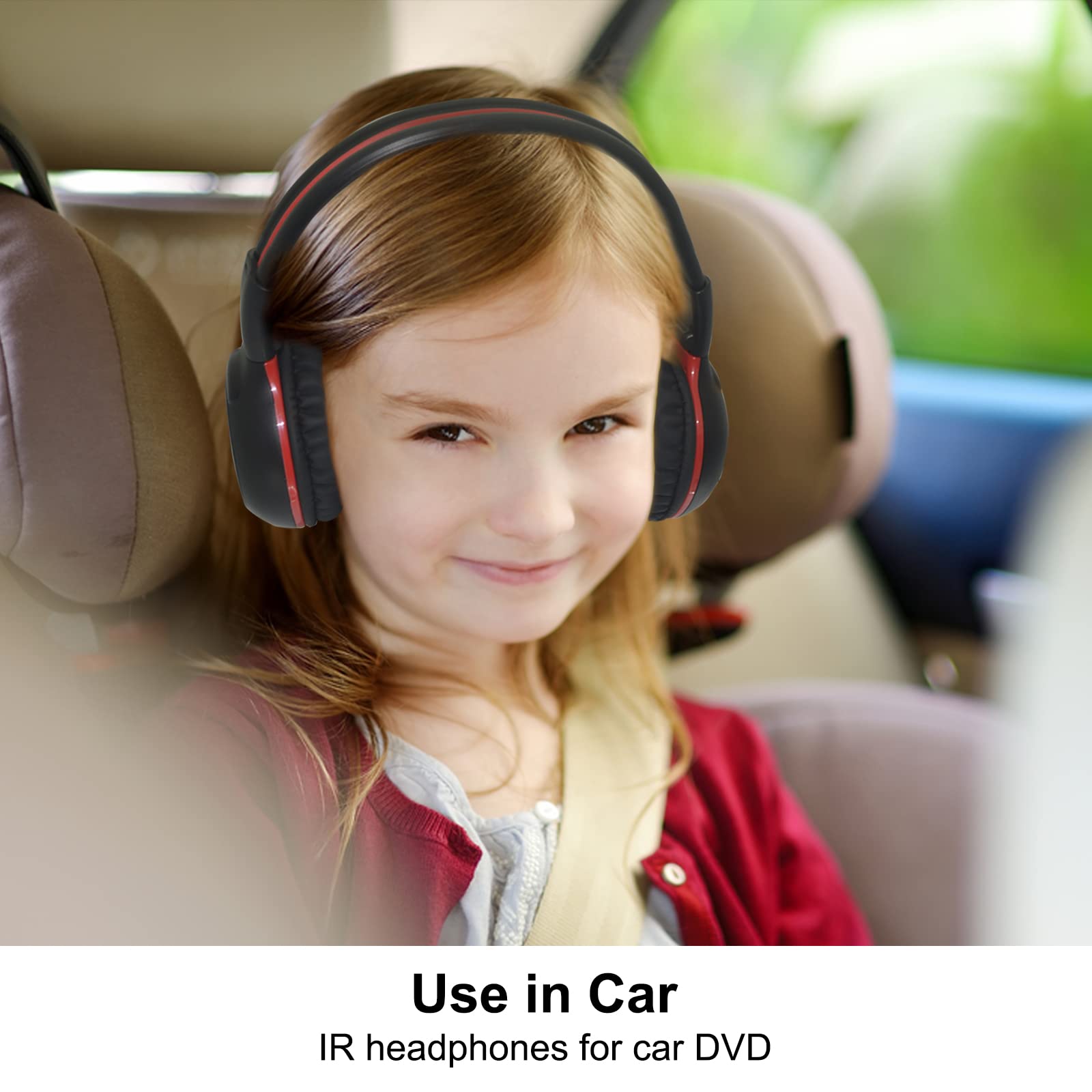 Simolio Infrared Headphones For Car Dvd For Honda Odyssey, Uconnect, Chrysler Pacifica, Town & Country, Toyota Sienna,Wireless I