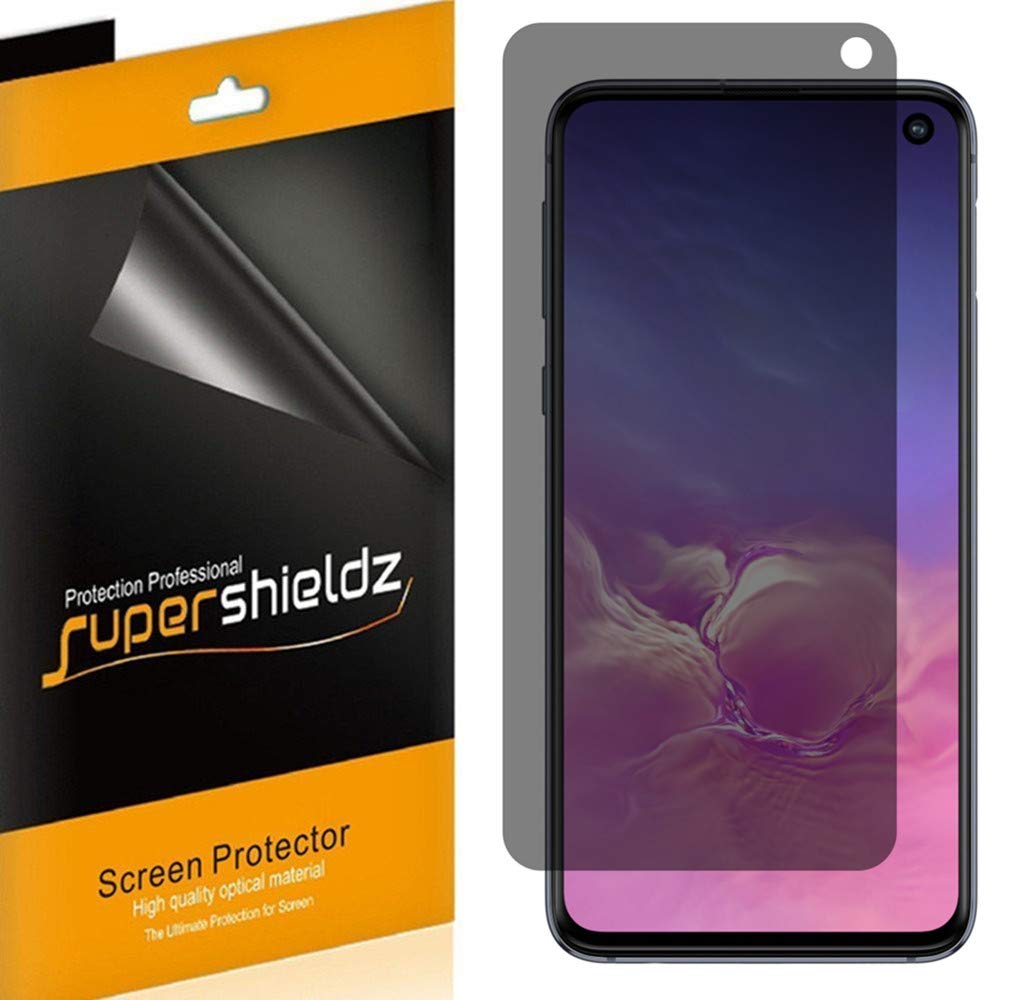 Supershieldz (2 Pack) Privacy Anti Spy Screen Protector Shield Designed For Samsung Galaxy S10E (Not Fit For Galaxy S10)