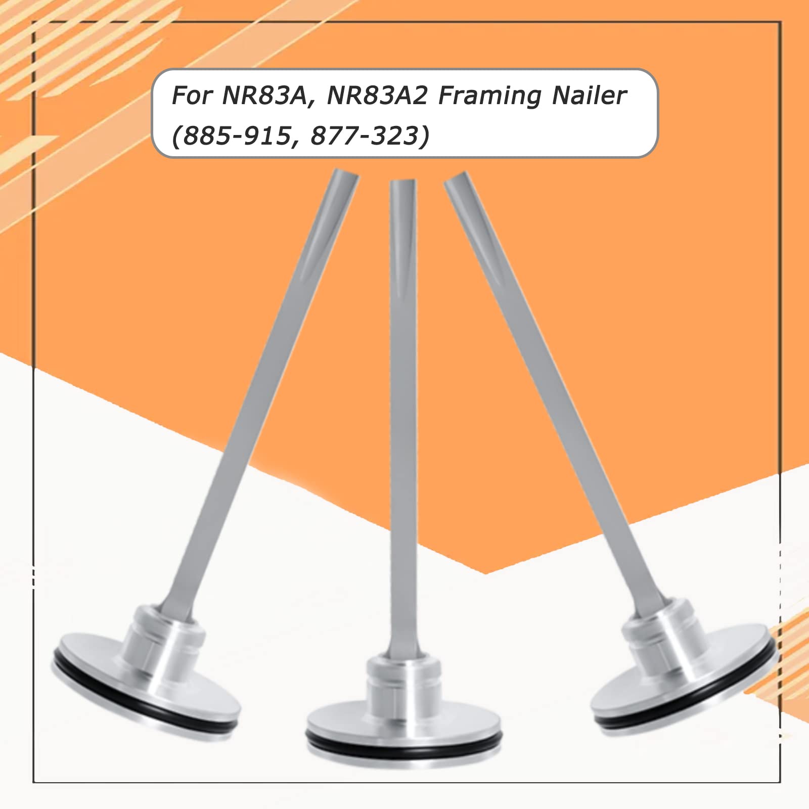 6Pcs Piwerod 877 323 Piston Driver Compatible With Hitachi Framing Nailer