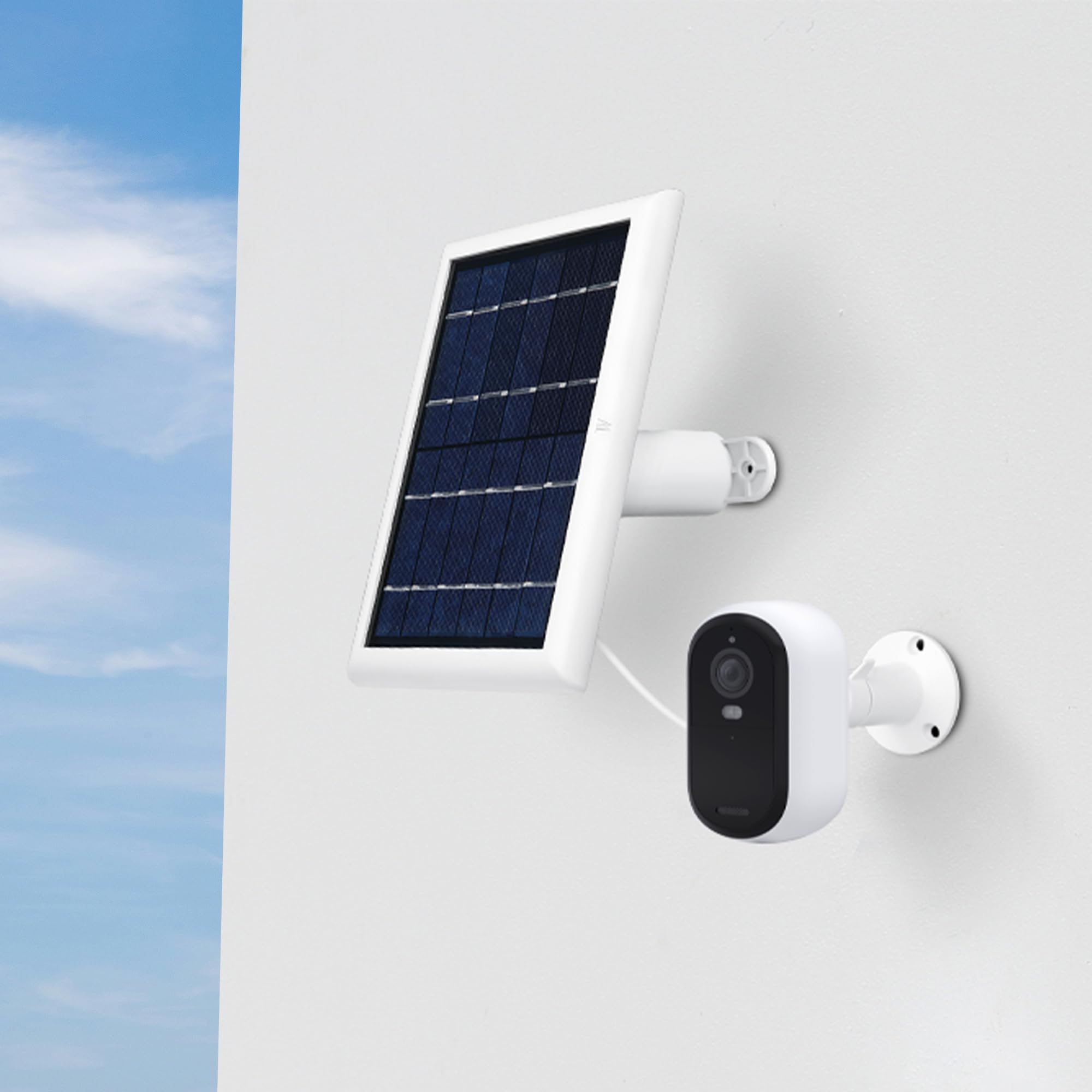 [Updated Version] Wasserstein Solar Panel Compatible With Arlo Essential 2K Outdoor Security Camera (2Nd Gen) / Xl (2Nd Gen) & E