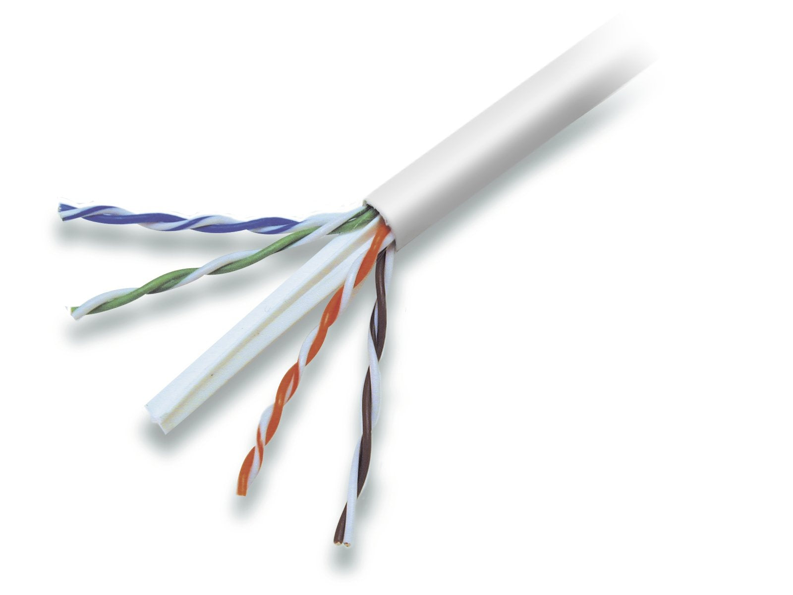 Belkin Fastcat6 Solid Plenum Jacket 1000Ft Bulk Patch Cable Gray (A7L704 1000 P)