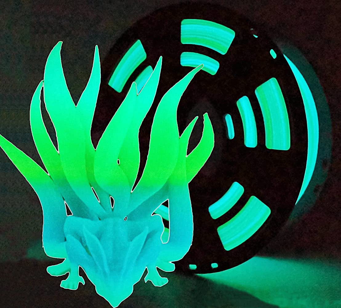 Stronghero3D Pla 3D Printer Filament,Glow In The Dark Filament, Glow Green/Blue 1.75Mm(2.2Lbs) Accuracy +/ 0.05Mm For Ender3 End