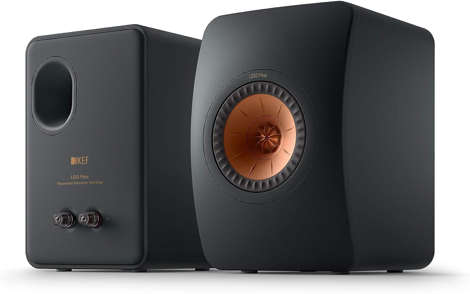 Kef Ls50 Meta Passive Bookshelf Speakers - Pair (Carbon Black)