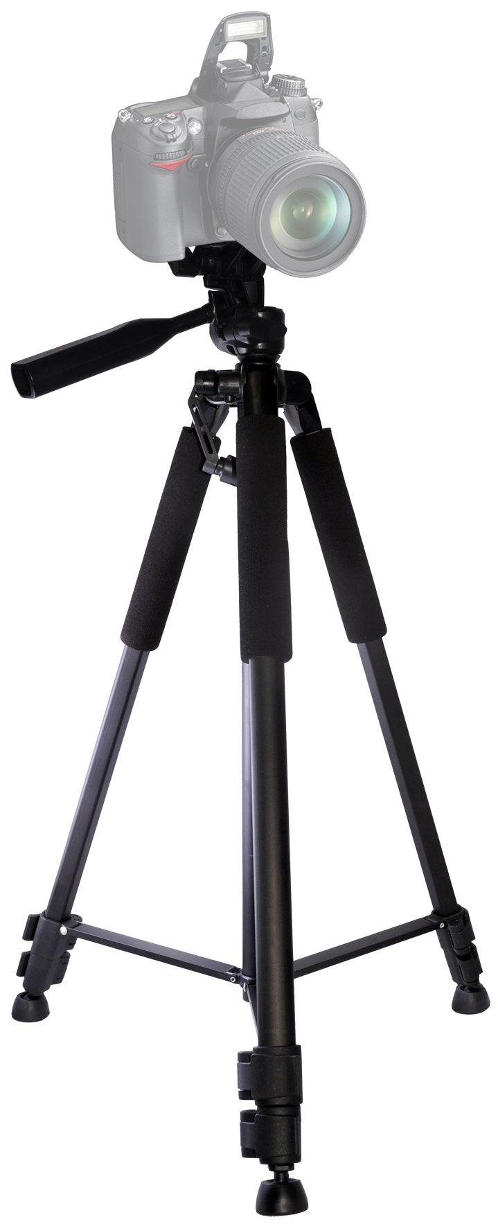 Xit Xt60Trb 60-Inch Pro Series Full Size Camera/Video Tripod (Black)