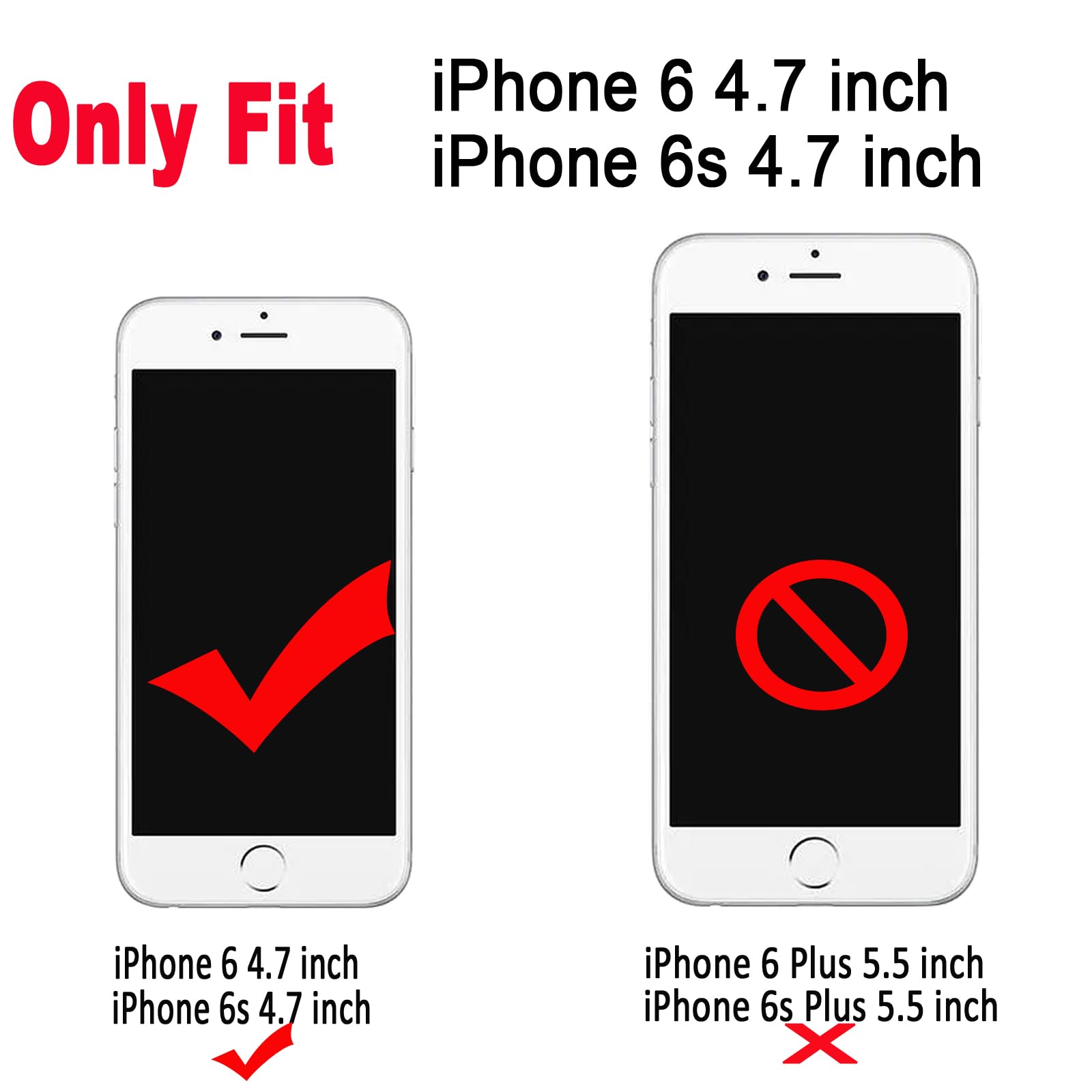 Qokey For Iphone 6S Case,Iphone 6 Case 4.7'',Curly Wavy Design Transparent Bling Glitter Star Shiny Case Cute Clear Transparent