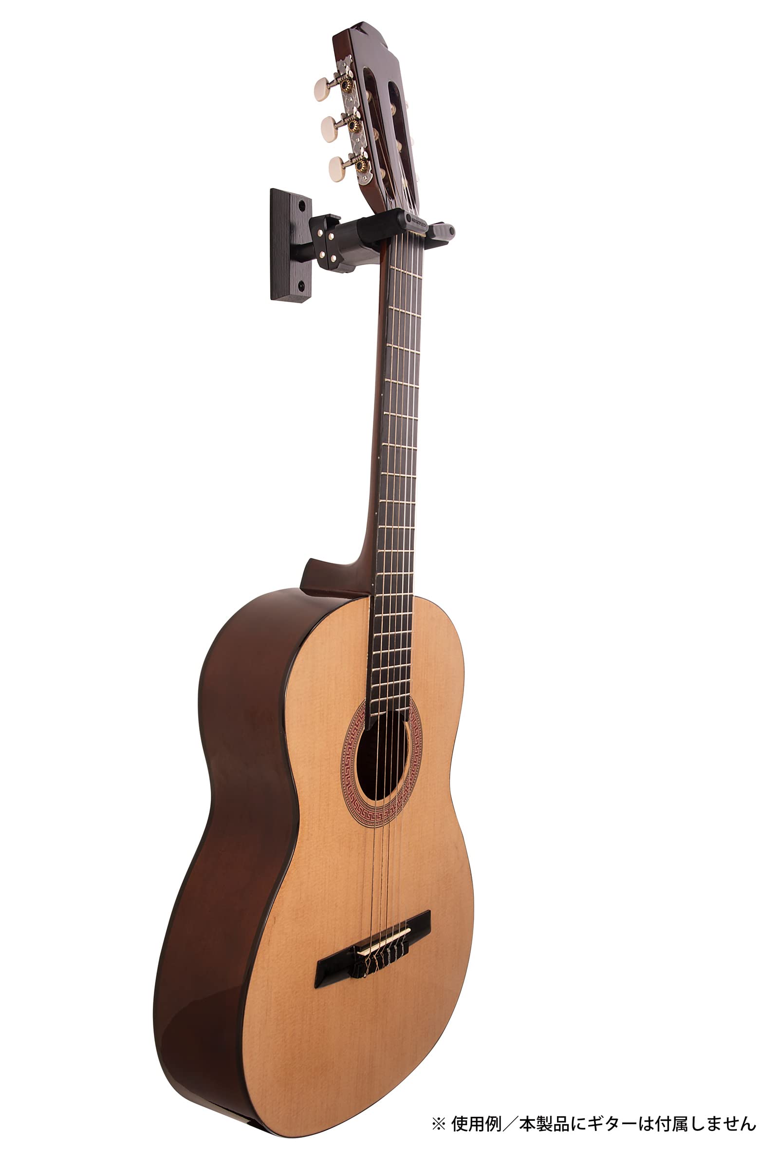 Hercules Gsp38Wbk Plus Guitar Wall Hanger With Black Wooden Base & Upgraded Ags