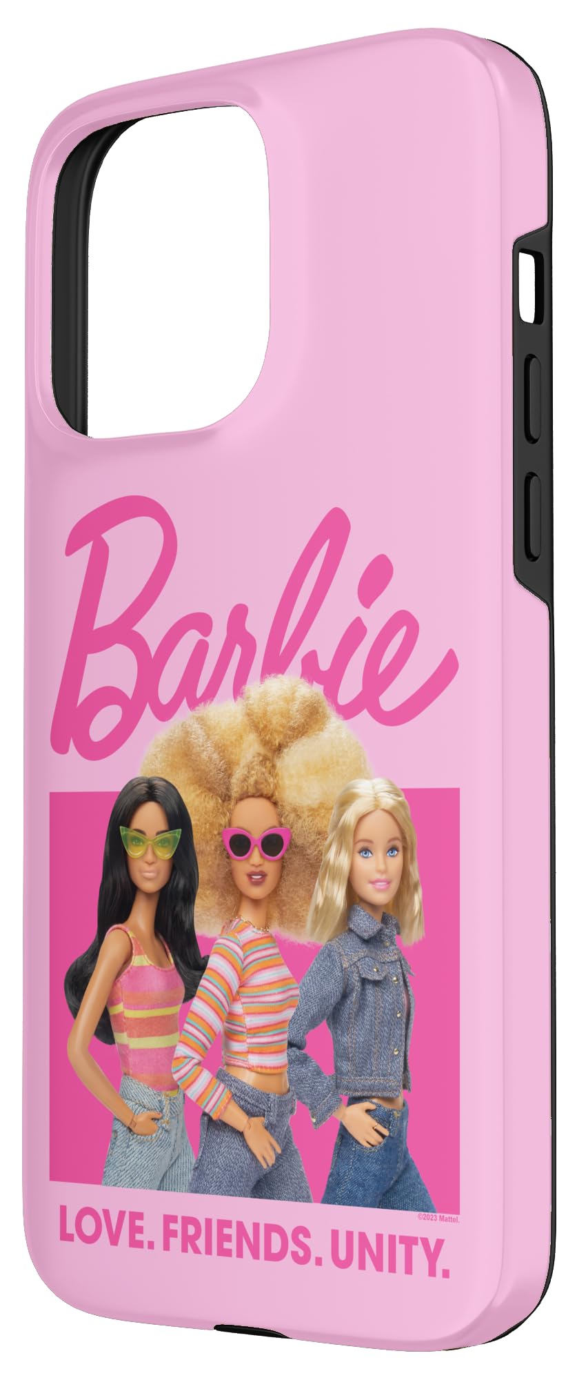 Iphone 15 Pro Max Barbie   Love, Friends, Unity Case