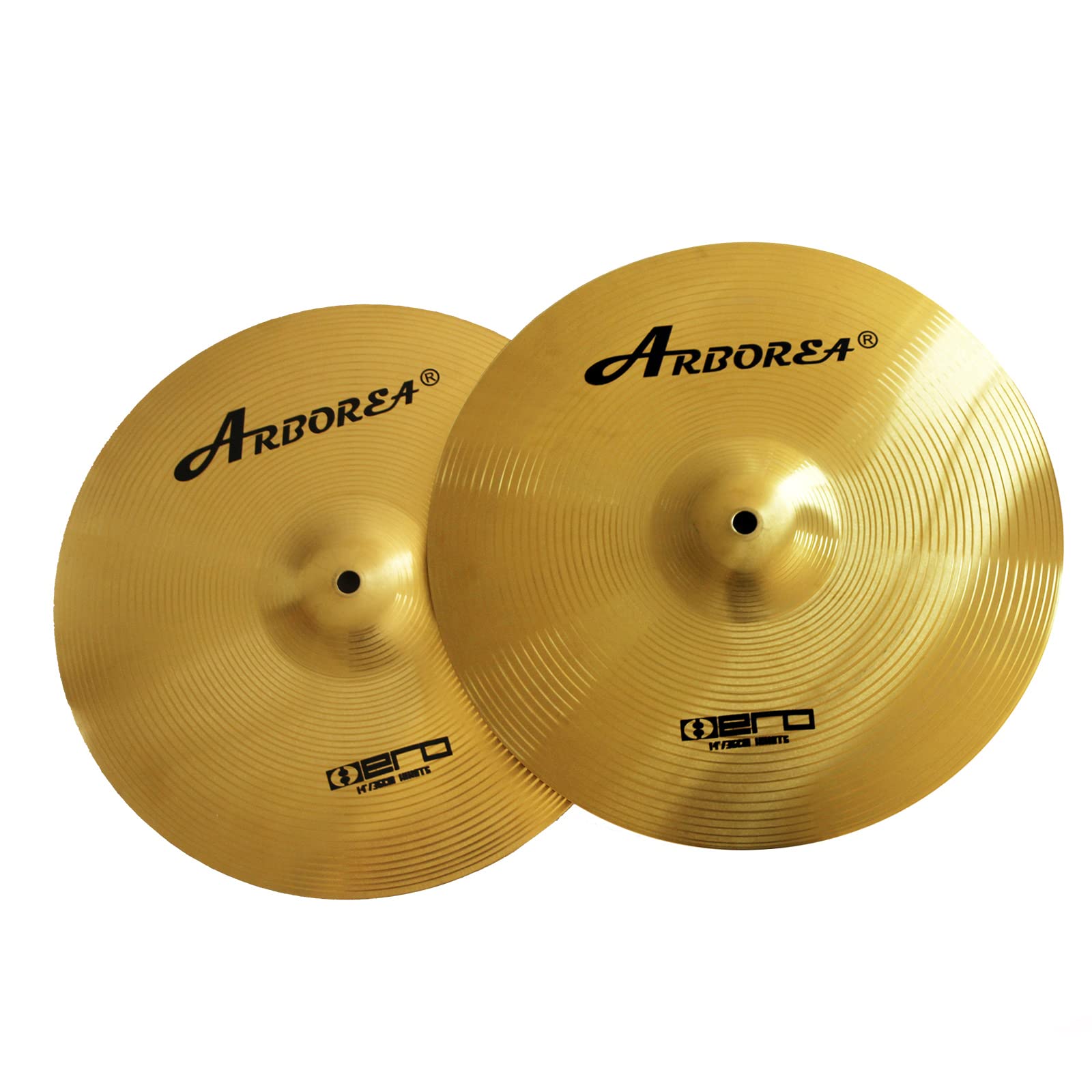 Arborea Cymbal Crash Cymbal Hero Brilliant Finish Bright Sound 16 Inch Drum Cymbal For Practice (16''Crash)