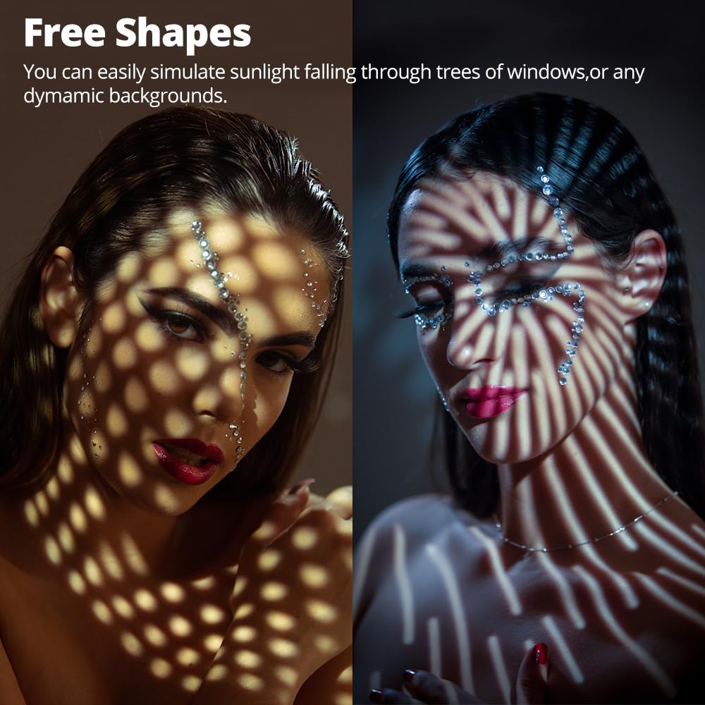 Ambitful Al 18 Pro Bowens Mount Conical Snoot Kit With 50Mm Lens,Video Artist Modelling Shape Light Studio Use For Led Video Lig