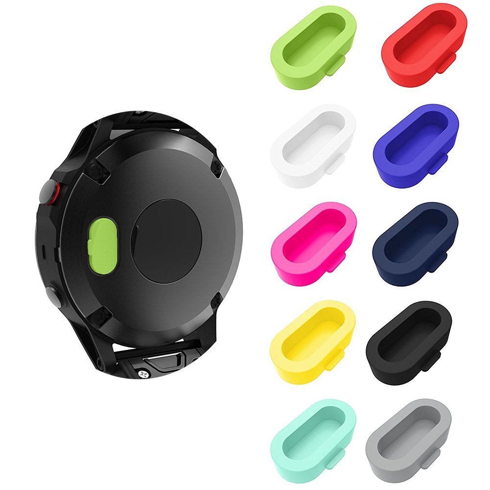 Ldfas Fenix 7/7S/7X 5/5S/5X Plus/6S 6 6X Charger Port Protector, Silicone Dust Plug Anti Dust Plugs Compatible For Garmin Venu 2