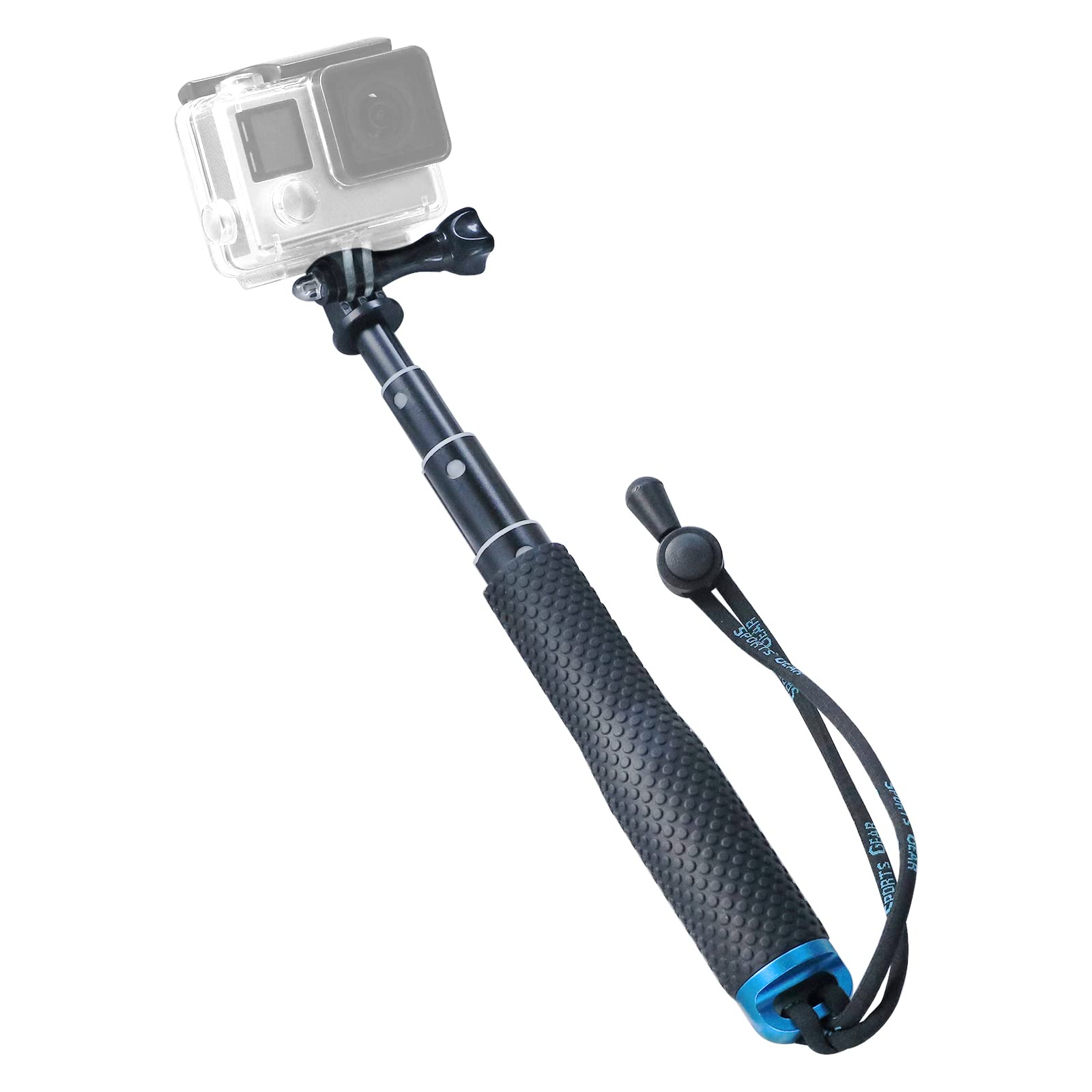 Trehapuva Selfie Stick, 19 Waterproof Extension Hand Grip Adjustable Monopod Pole Compatible With Gopro Hero(2018) Hero 10 9 8 7