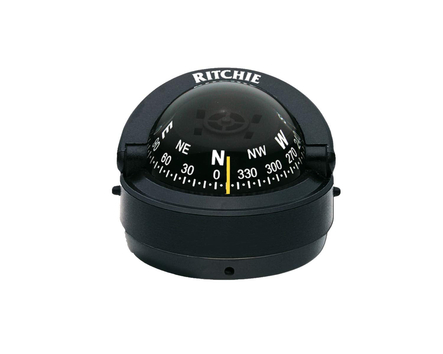 S 53 Ritchie Navigation Explorer Compass 2 3/4 Inch Dial With Surface Mount, Black
