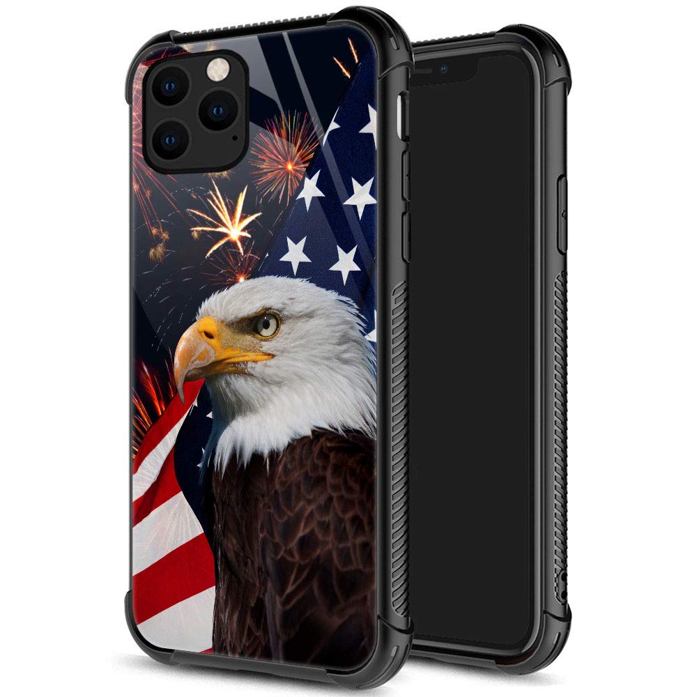 ZHEGAILIAN iPhone 13 Case Anti-Scratch Organic Glass Sunflower Flag Pattern TPU 6.1 inch