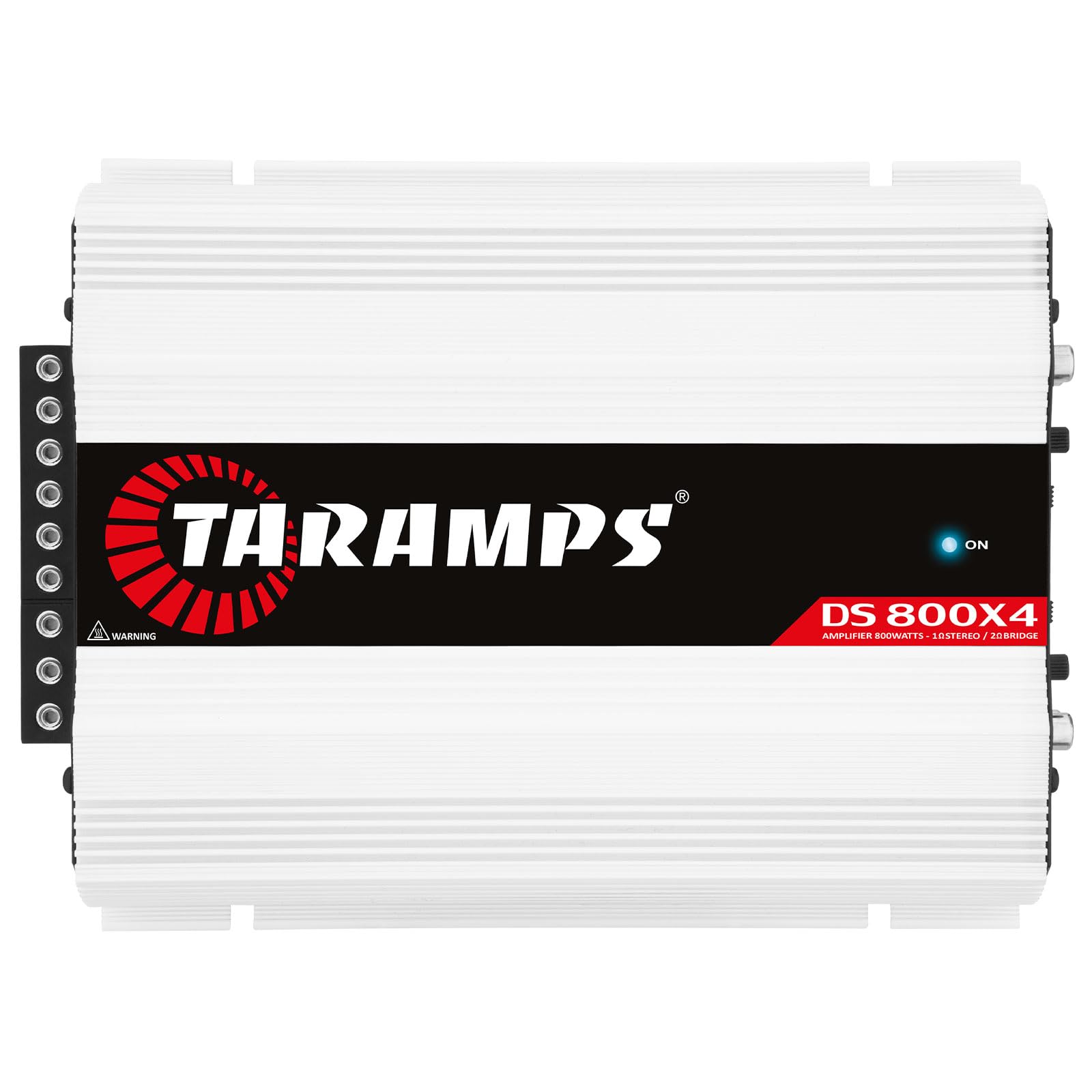 Taramps Ds 800X4 1 Ohm 800 Watts Rms 4 Channel 200X4 Rms, Class D, Full Range, Crossover High / Low Pass Fixed, Bridgedable Car
