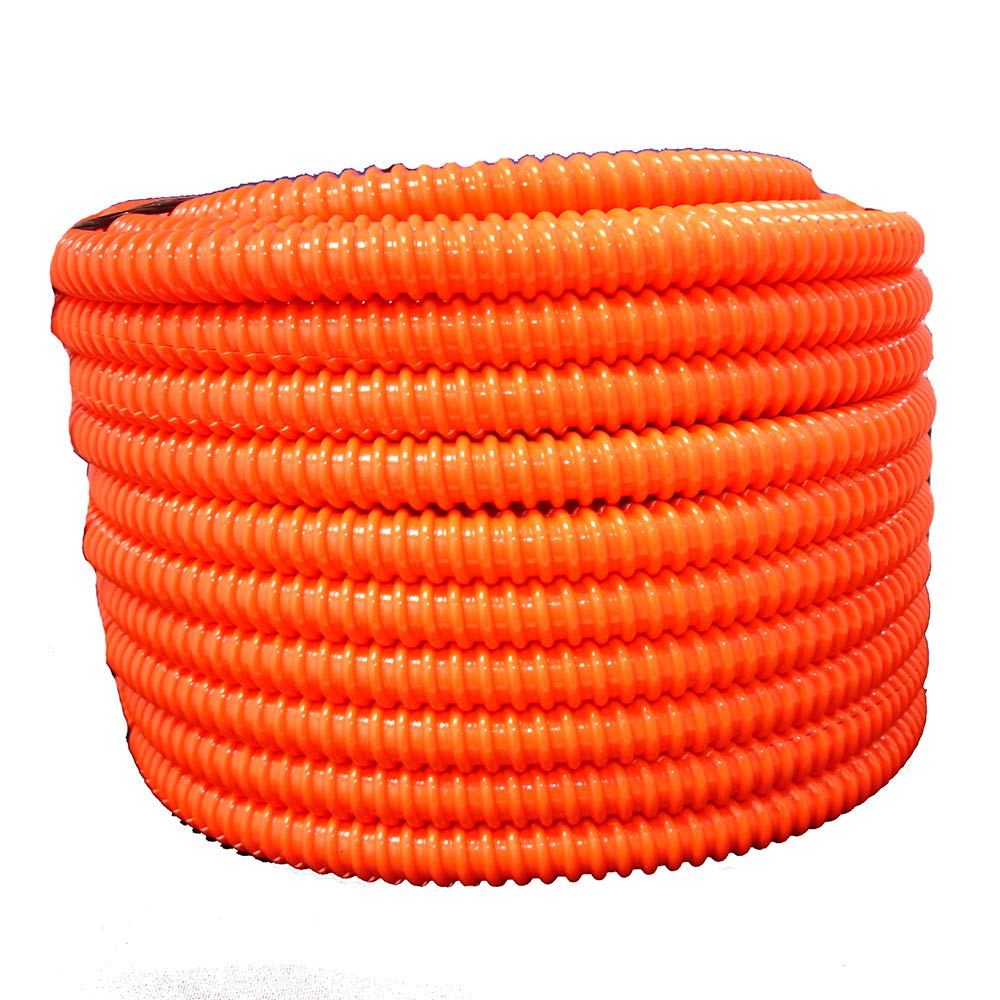 Hydromaxx Flexible Corrugated Pvc Non Split Tubing And Convoluted Wire Loom   Uv Stabilized   Rated For Outdoor Use (1'' Dia X 1