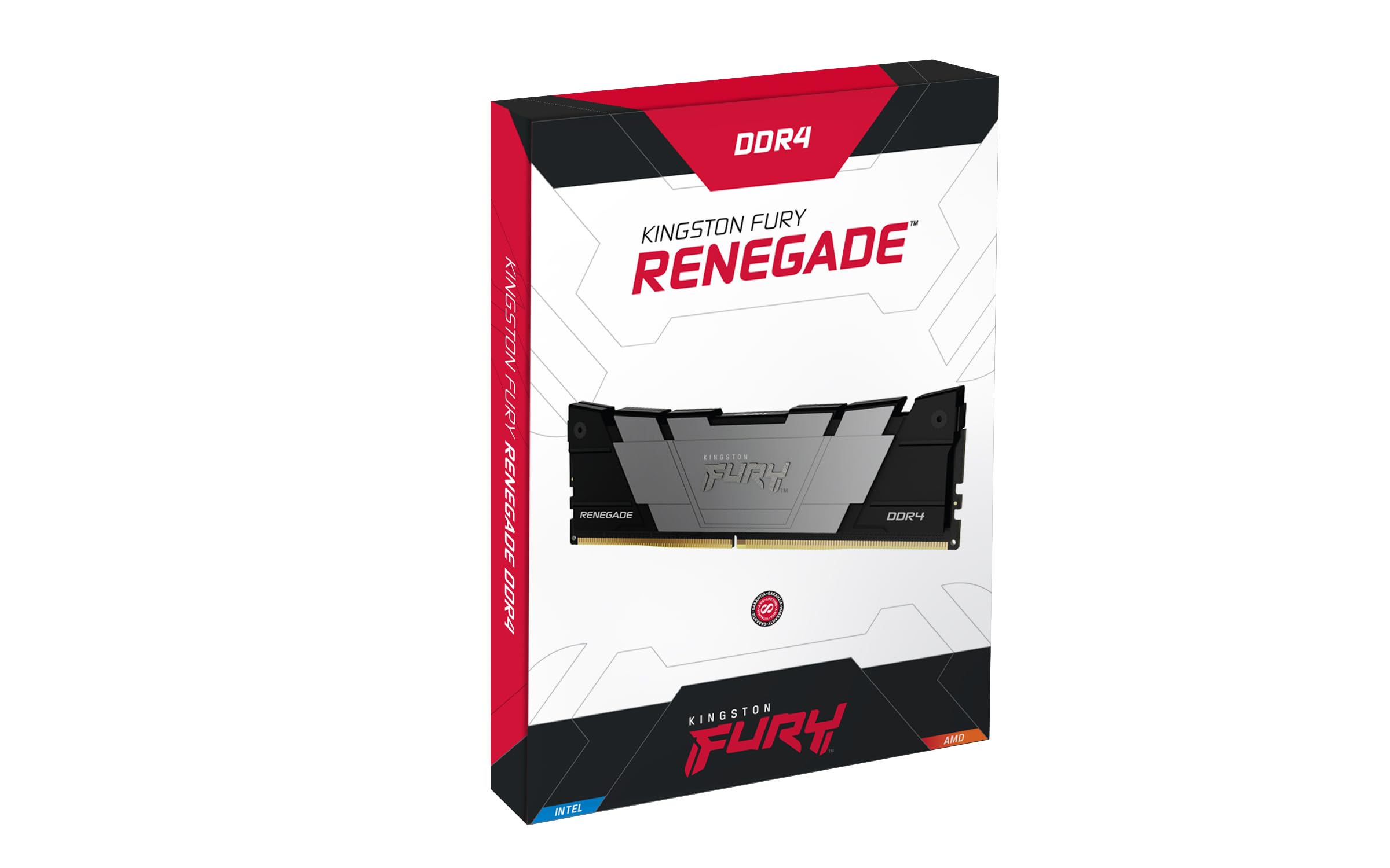 Kingston Fury Renegade 64Gb (2X32Gb) 3600Mt/S Ddr4 Cl18 Desktop Memory Kit Of 2 | Intel Xmp | Amd Ryzen | Kf436C18Rb2K2/64