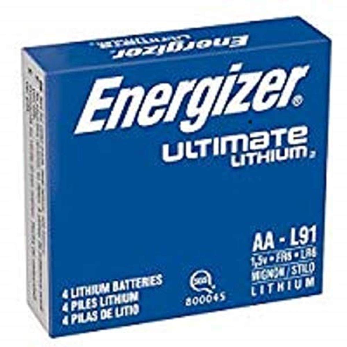 Energizer L91 Aa Ultimate Lithium Batteries (Pack Of 4)