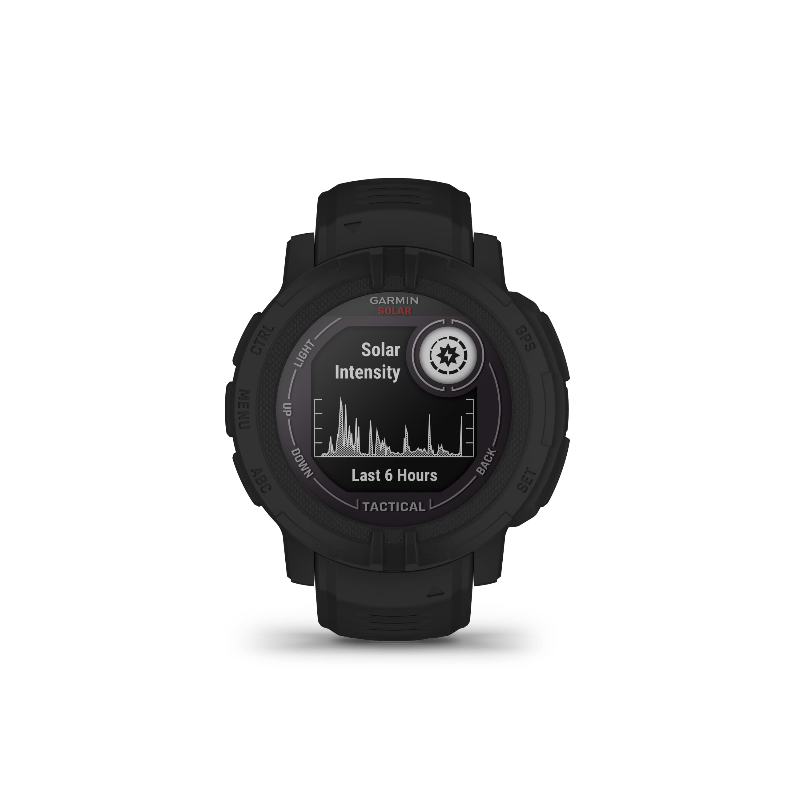 Garmin Instinct 2 Solar, Tactical Edition, Gps Outdoor Watch, Solar Charging Capabilities, Multi Gnss Support, Tracback Routing,