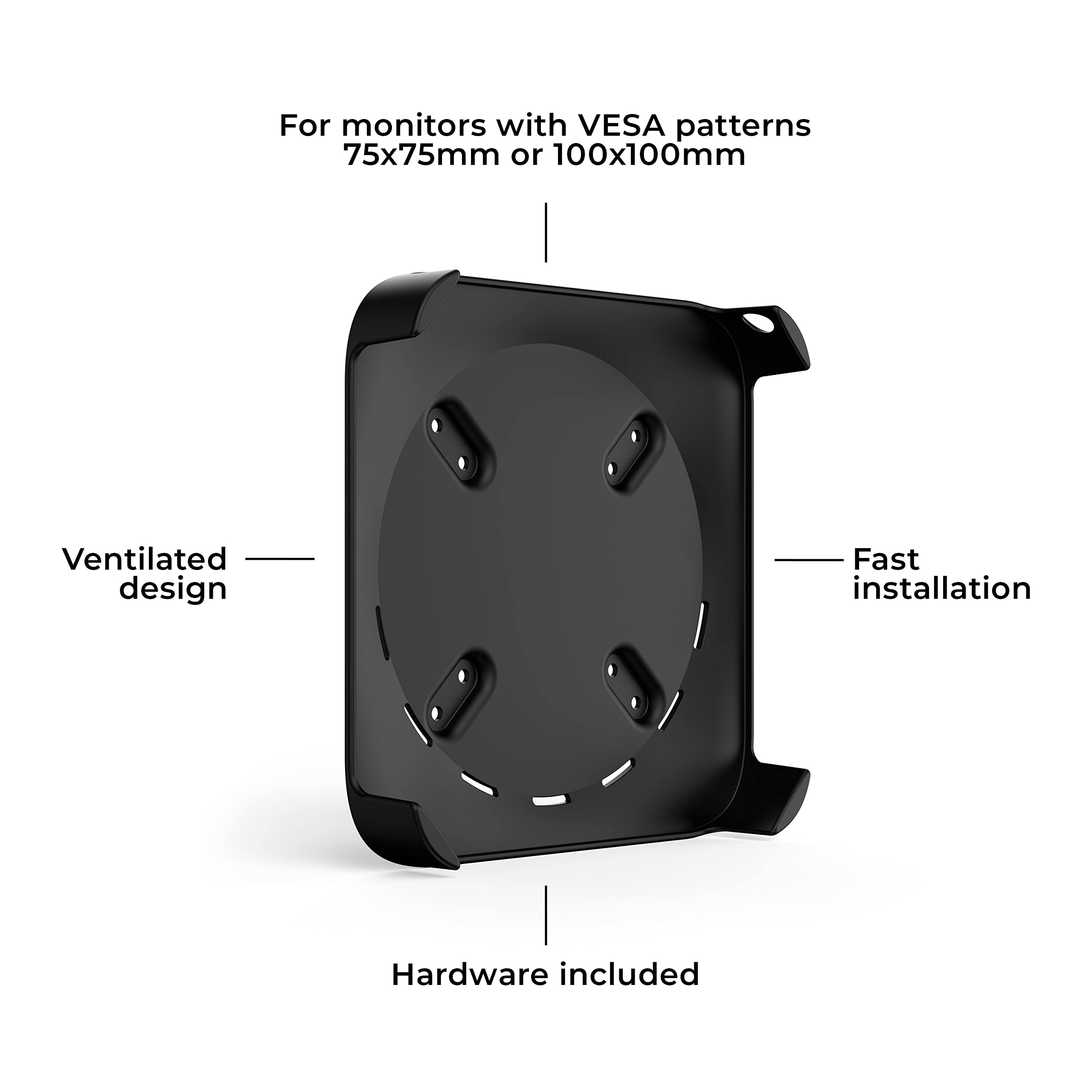 Humancentric Mount Compatible With Mac Mini, Custom Mac Mini Mount, Wall Mount, Rack Mount, Mac Mini Under Desk Mount, Mac Mini Mount Behind Monitor Mac Vesa Compatible Mac Mini Monitor Mount