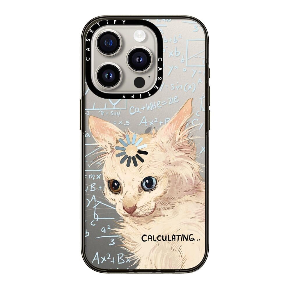 Casetify Compact Iphone 15 Pro Case [2X Military Grade Drop Tested / 4Ft Drop Protection]   Calculating...   Clear Black