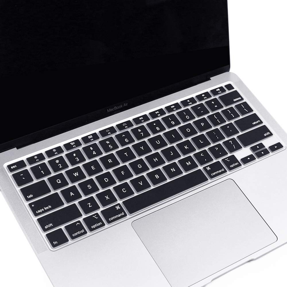 Proelife Ultra Thin Keyboard Cover Skin For 2021 2020 Macbook Air 13 Inch Model A2337 Apple M1 Chip A2179 (U.S Layout) With Touc