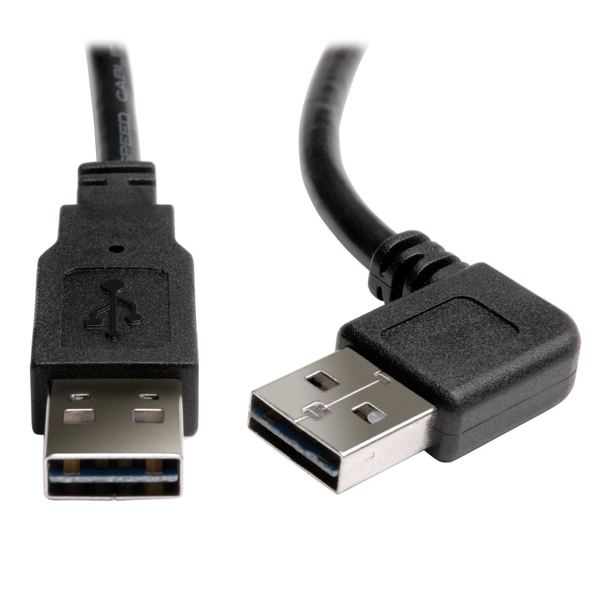 Tripp Lite Universal Reversible Usb 2.0 Hi Speed Cable (Right / Left Angle Reversible A To Reversible A M/M) 6 Ft.(Ur020 006 Ra)