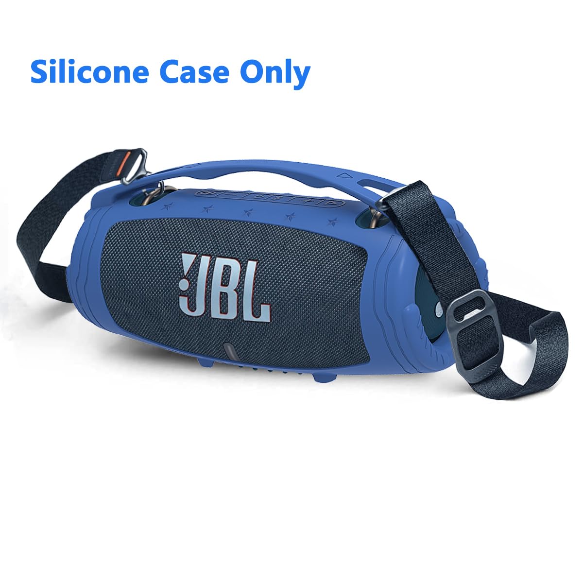 Silicone Cover Case For Jbl Xtreme 3 Portable Bluetooth Speaker, Protective Skin Holder For Jbl Xtreme 3 Portable Bluetooth Speaker Accessories (Only Case)(Blue)