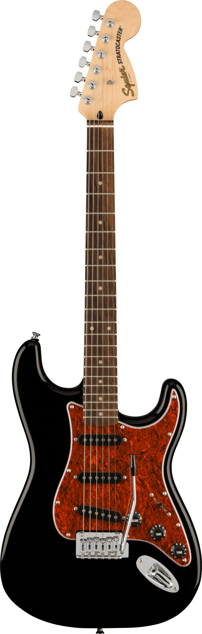 Fender Squier Affinity Stratocaster   Limited Edition Black, Tortoise Shell Pickguard