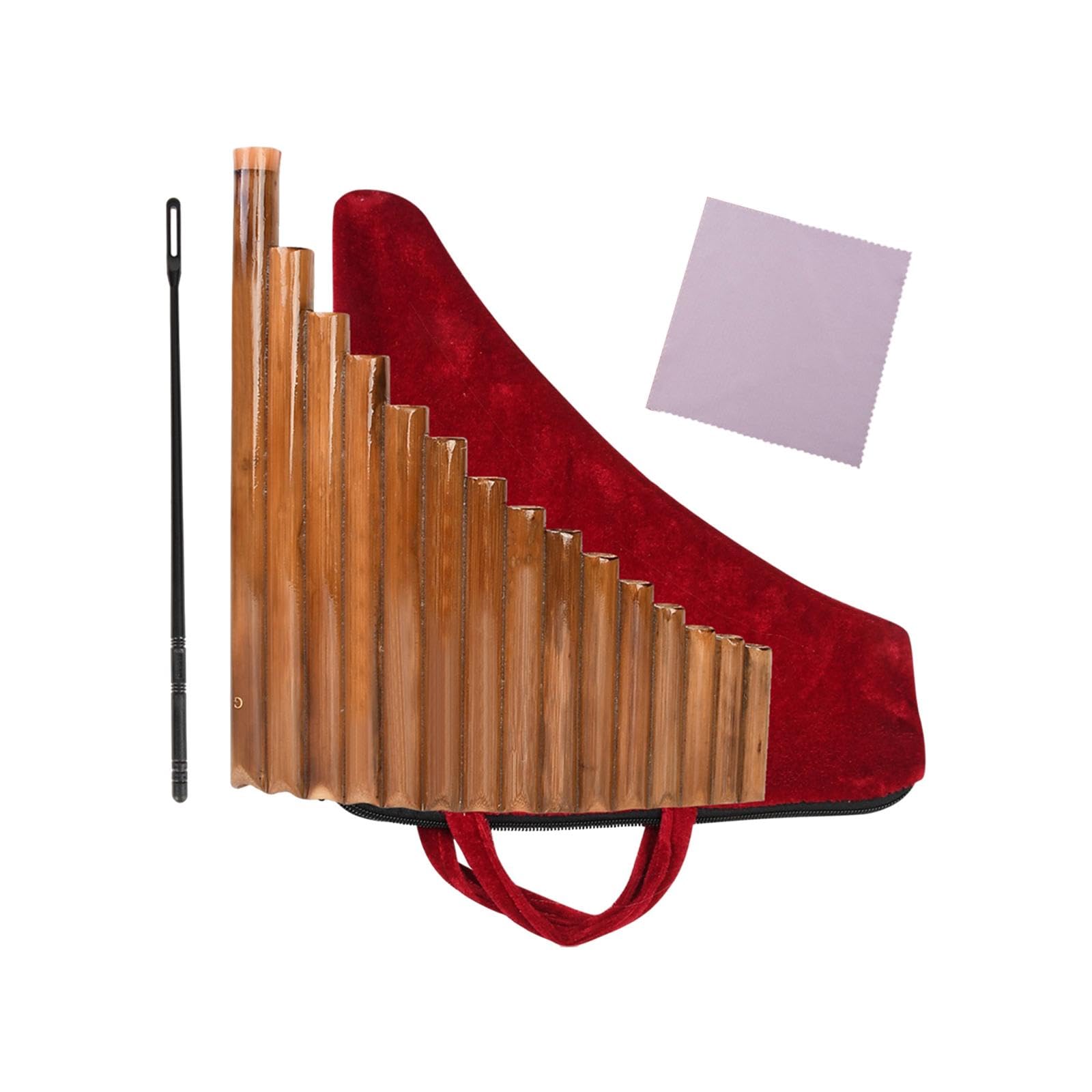 Calandis Pan Pipe Instrument 15 Tube G Key For Musician Instrument Builder Beginners Left Hand | Flutes | Band & Orchestral | Wi