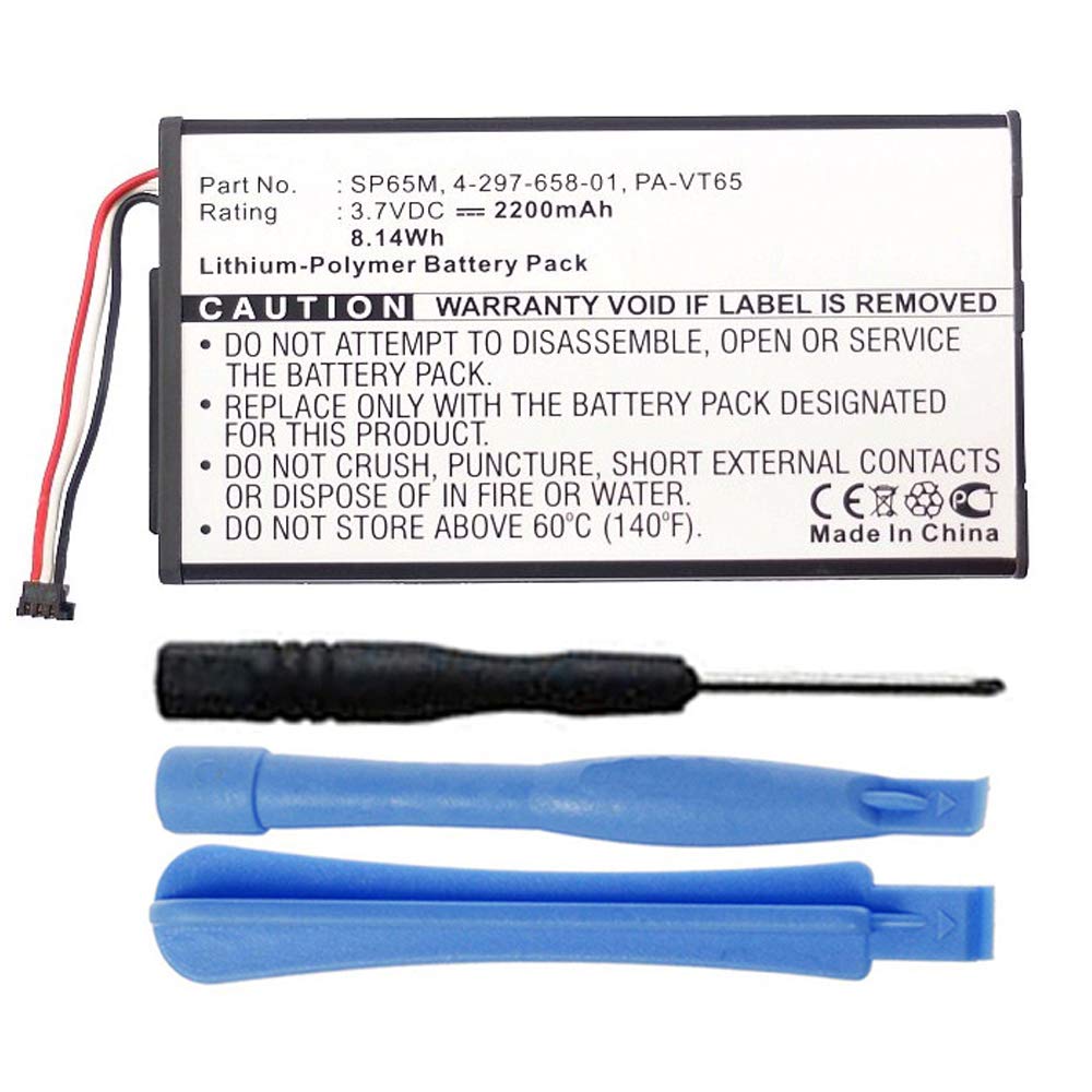 Mpf Products 2200Mah Sp65M, Sp654580, Pa Vt65 Battery Replacement Compatible With Sony Playstation Ps Vita Psv Pch 1001, Pch 110