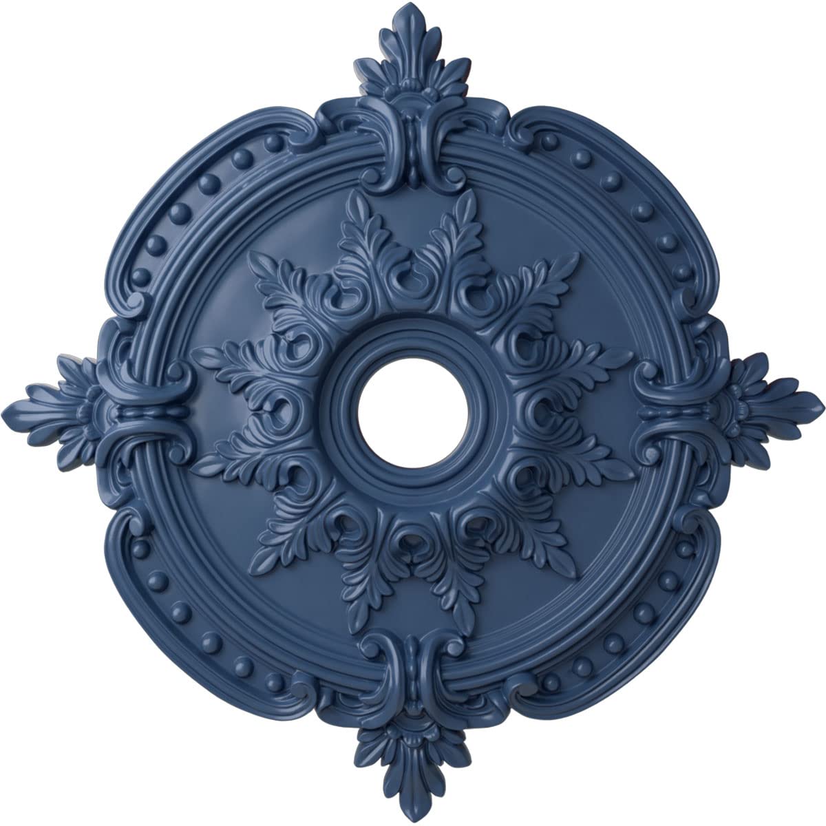 Ekena Millwork CM28BEAMF 28-3/8 x 3-3/4 x 1-5/8 Benson Classic Ceiling Medallion, Americana