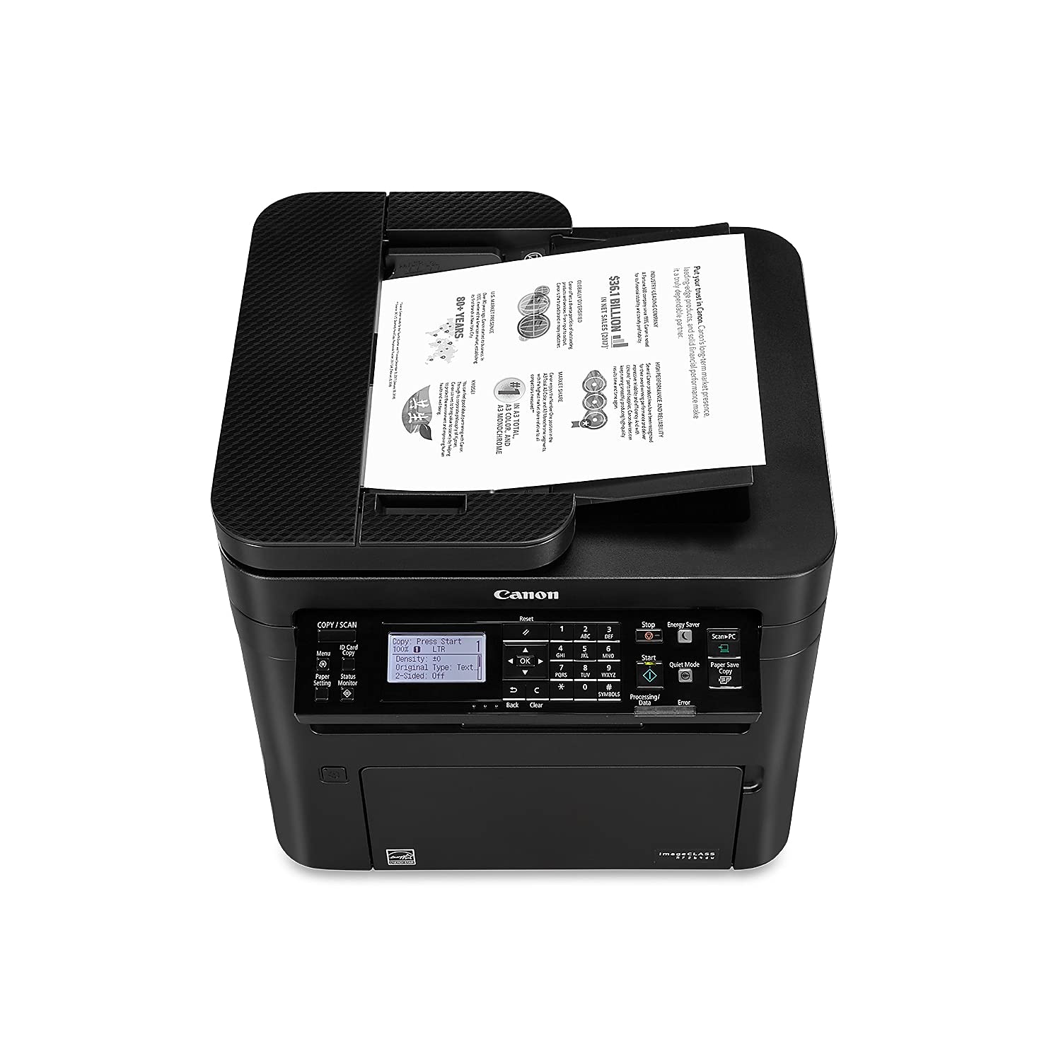 Canon Image Class Mf264Dw (2925C020) Multifunction, Wireless Laser Printer, Airprint, 30 Pages Per Minute And High Yield Toner O