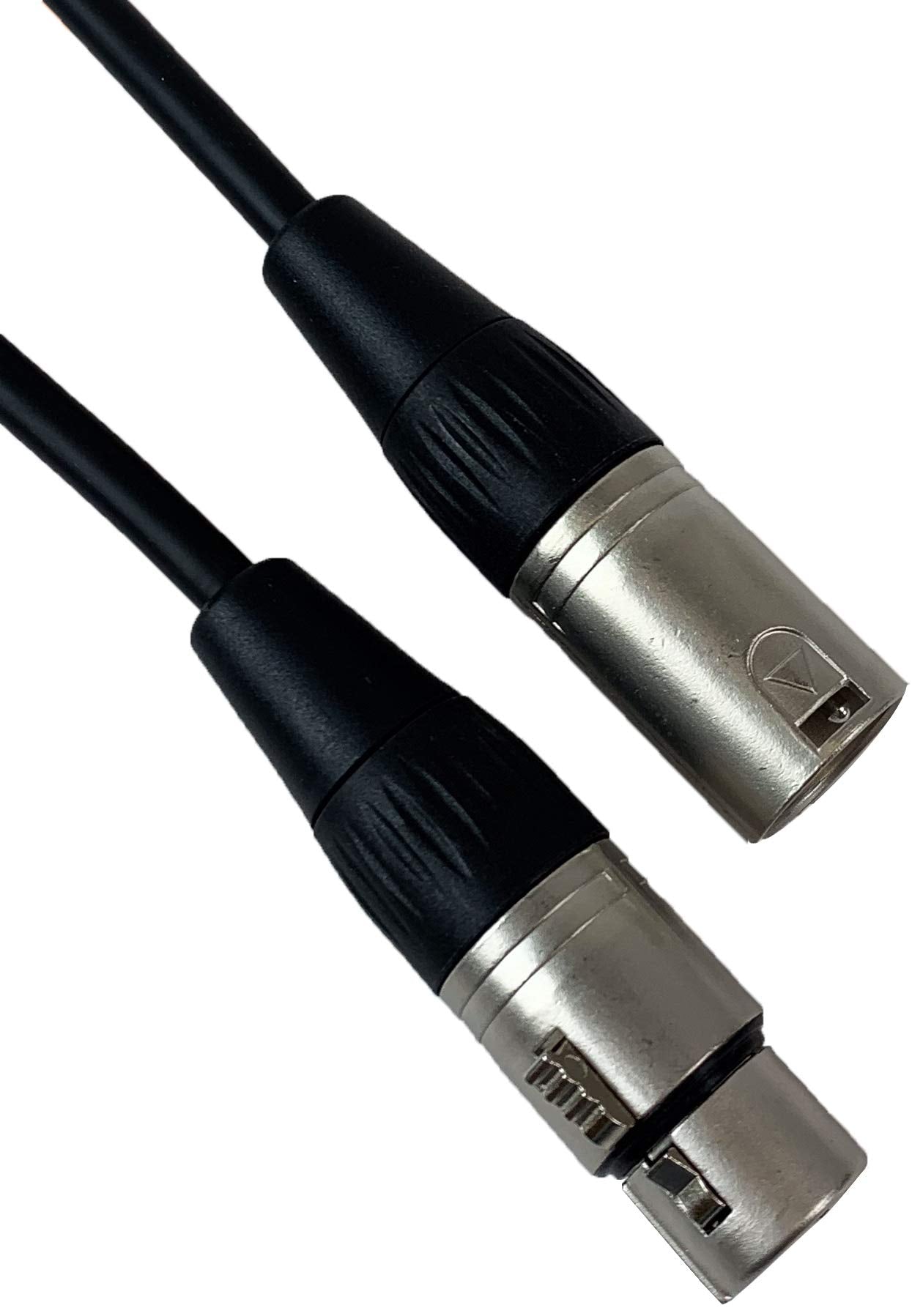 Gearlux Xlr Microphone Cable, Fully Balanced, Male To Female, Black, 10 Feet   3 Pack