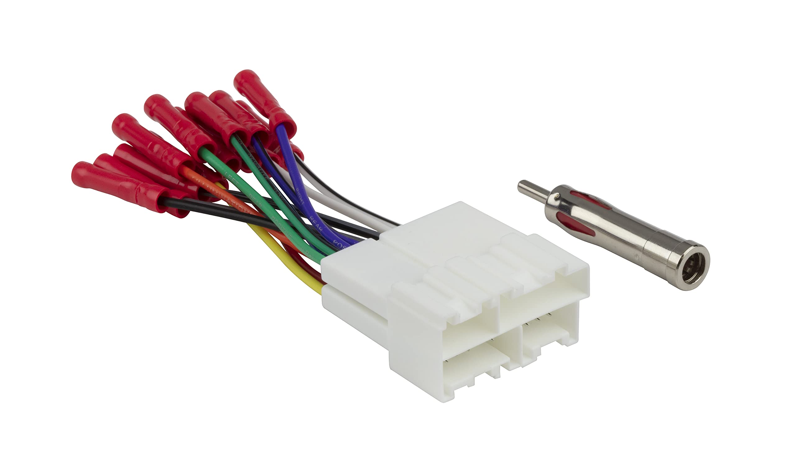 Scosche GM2AB Car Radio Wiring Harness and Antenna Adapter Compatible with Select 1986 05 GM, Buick, Cadillac, Chevy, GMC, Oldsmobile, Pontiac, Saturn Vehicles   Aftermarket Stereo Receiver Wire Kit