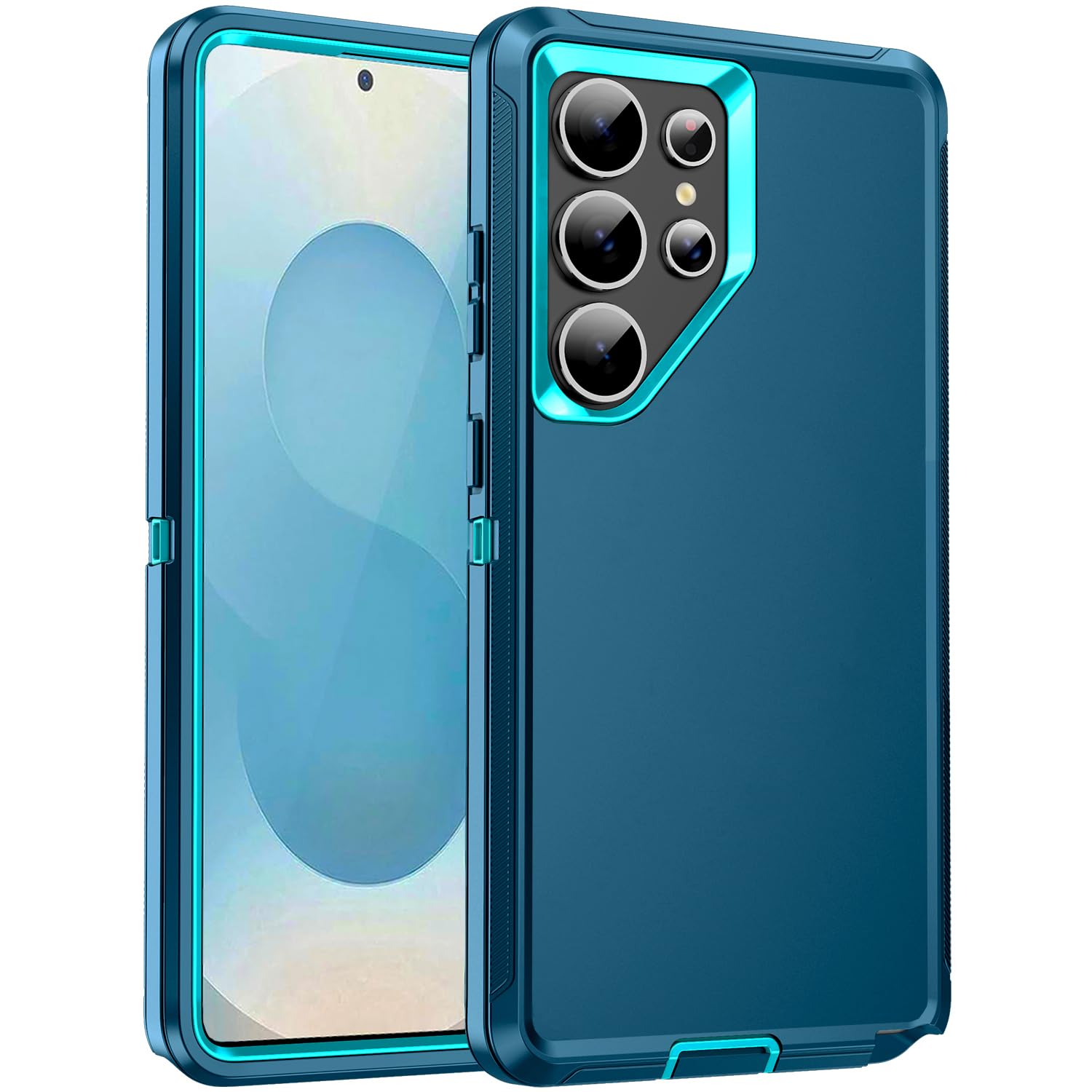 J-NIFB for Galaxy S25 Ultra Case [Shockproof] [3-Layer] [Military-Grade] Full Body Protection Rugged Heavy Duty Cover Case for G