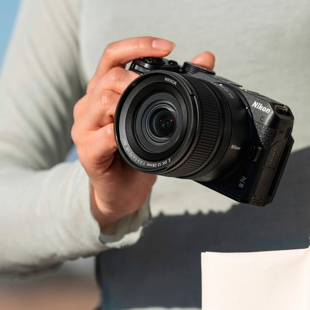 Nikon Z 30 Dx-Format Mirrorless Camera Body W/Nikkor Z Dx 12-28Mm F/3.5-5.6 Pz Vr