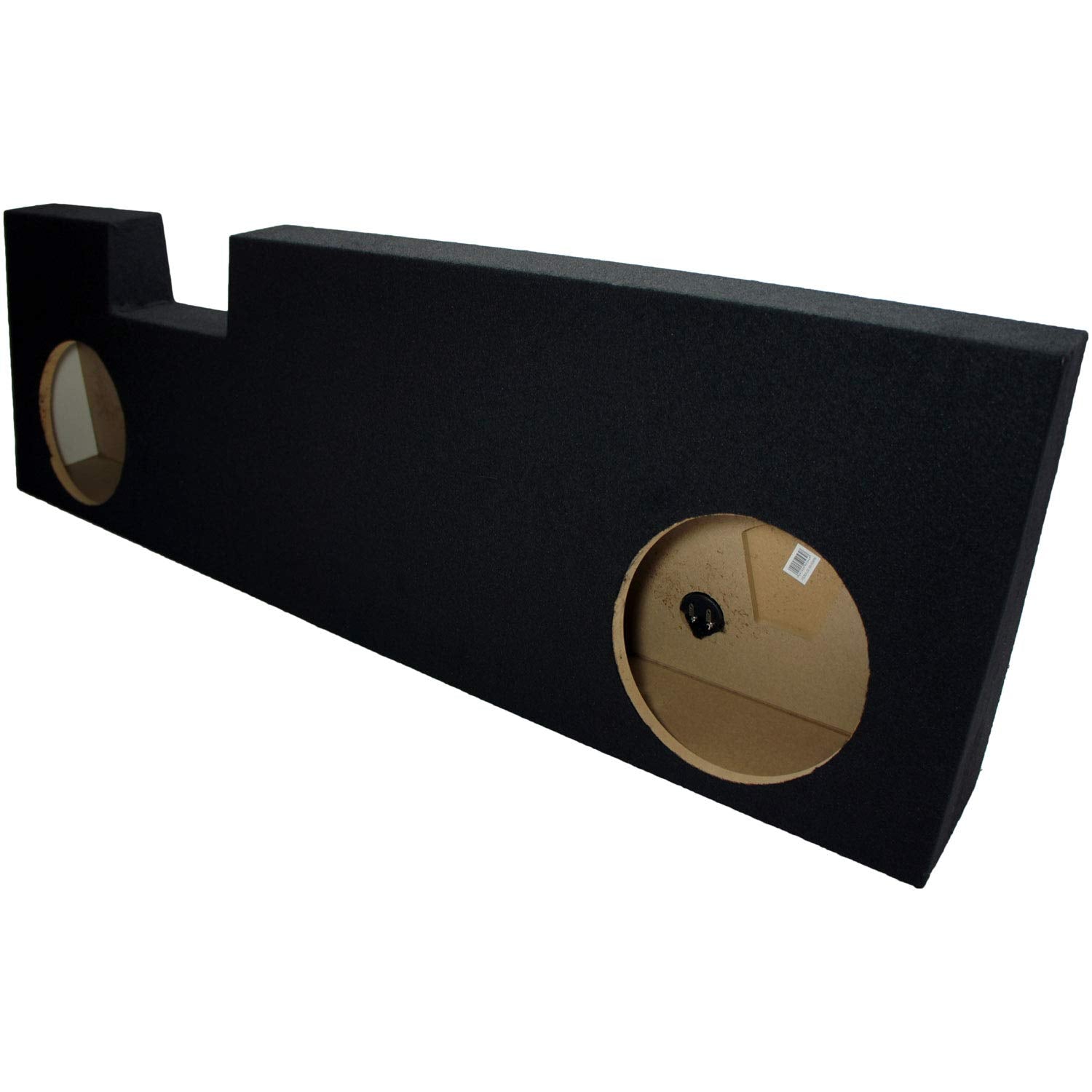 American Sound Connection Compatible With Ford F250 Or F350 Super Crew Cab Truck 2001 2014 Dual 10'' Subwoofer Sub Box Speaker E