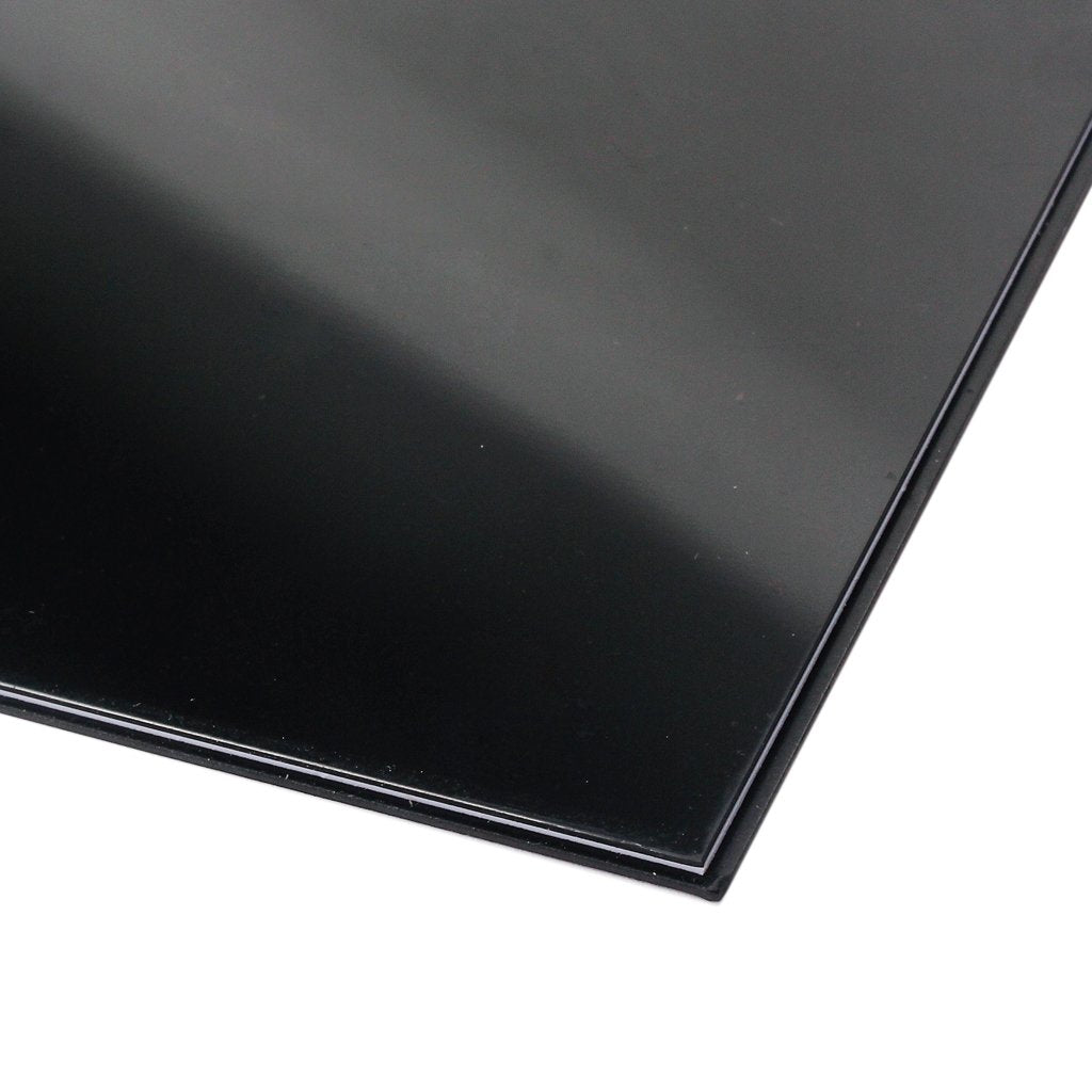 Ogdni 3 Ply Blank Guitar Pickguard Material Scratch Plate Sheet 29 * 44Cm,Black