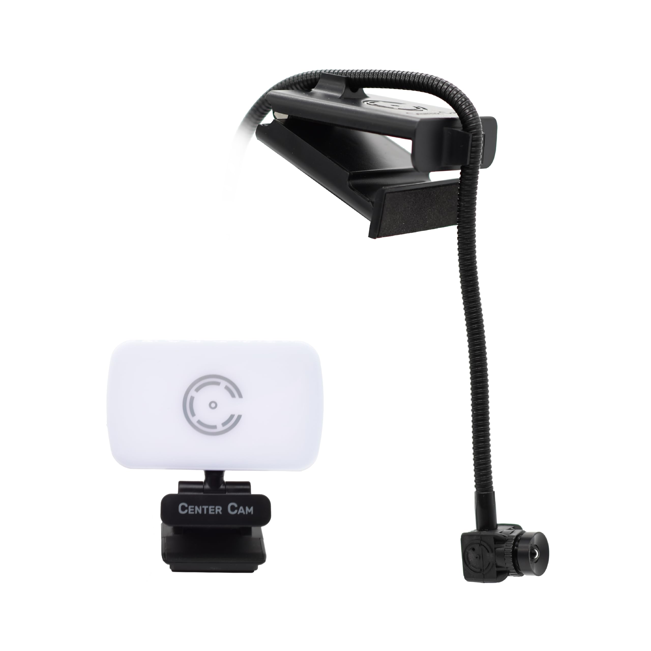 Center Cam Deluxe Package   Middle Screen Hd 1080P Webcam, Led Ring Light, Carrying Case, Conference Lighting Kit For Zoom Meeti